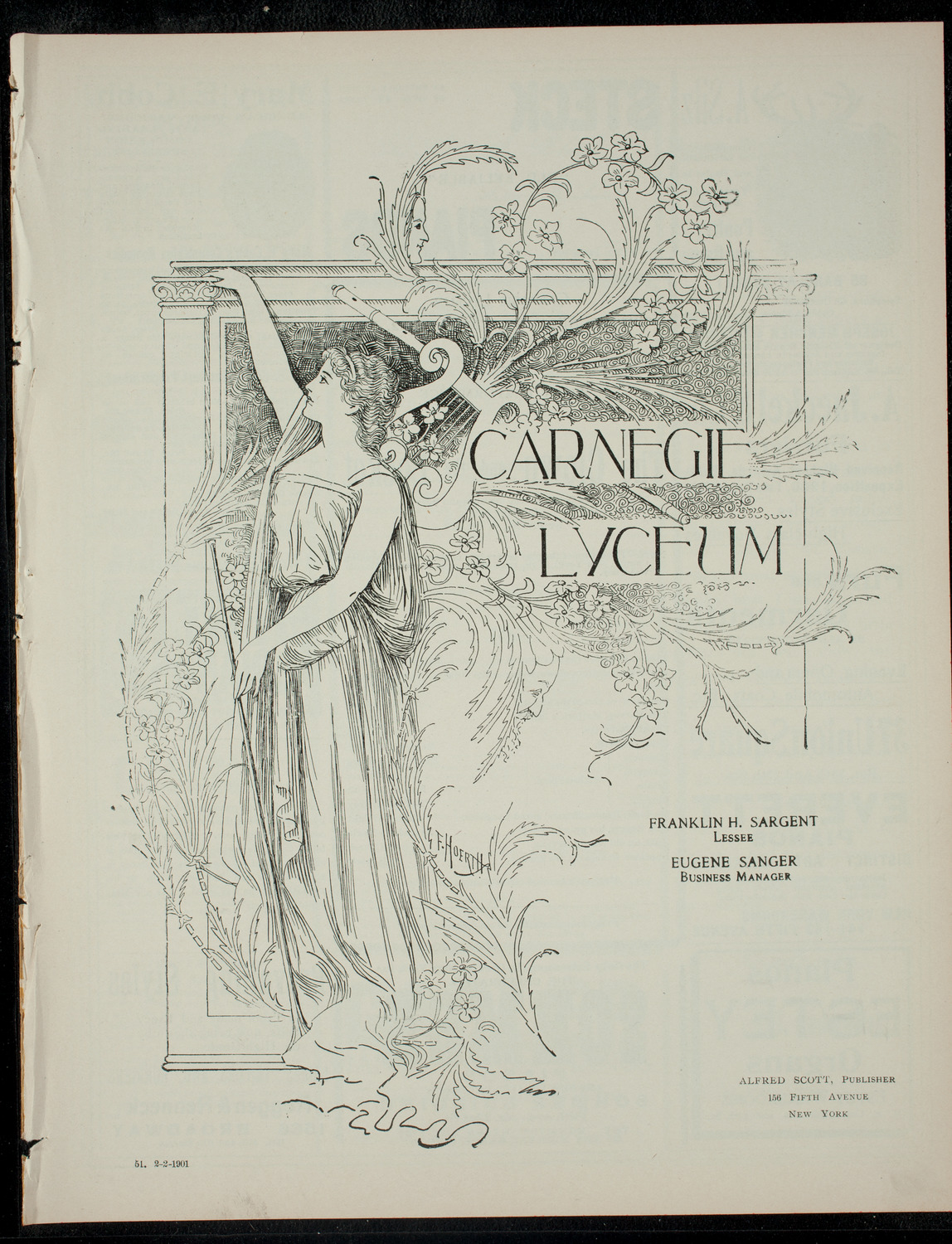 The Children's Theatre, February 2, 1901, program page 1