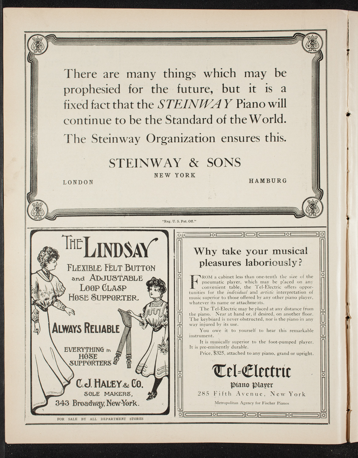 Russian Symphony Society of New York, November 12, 1908, program page 4