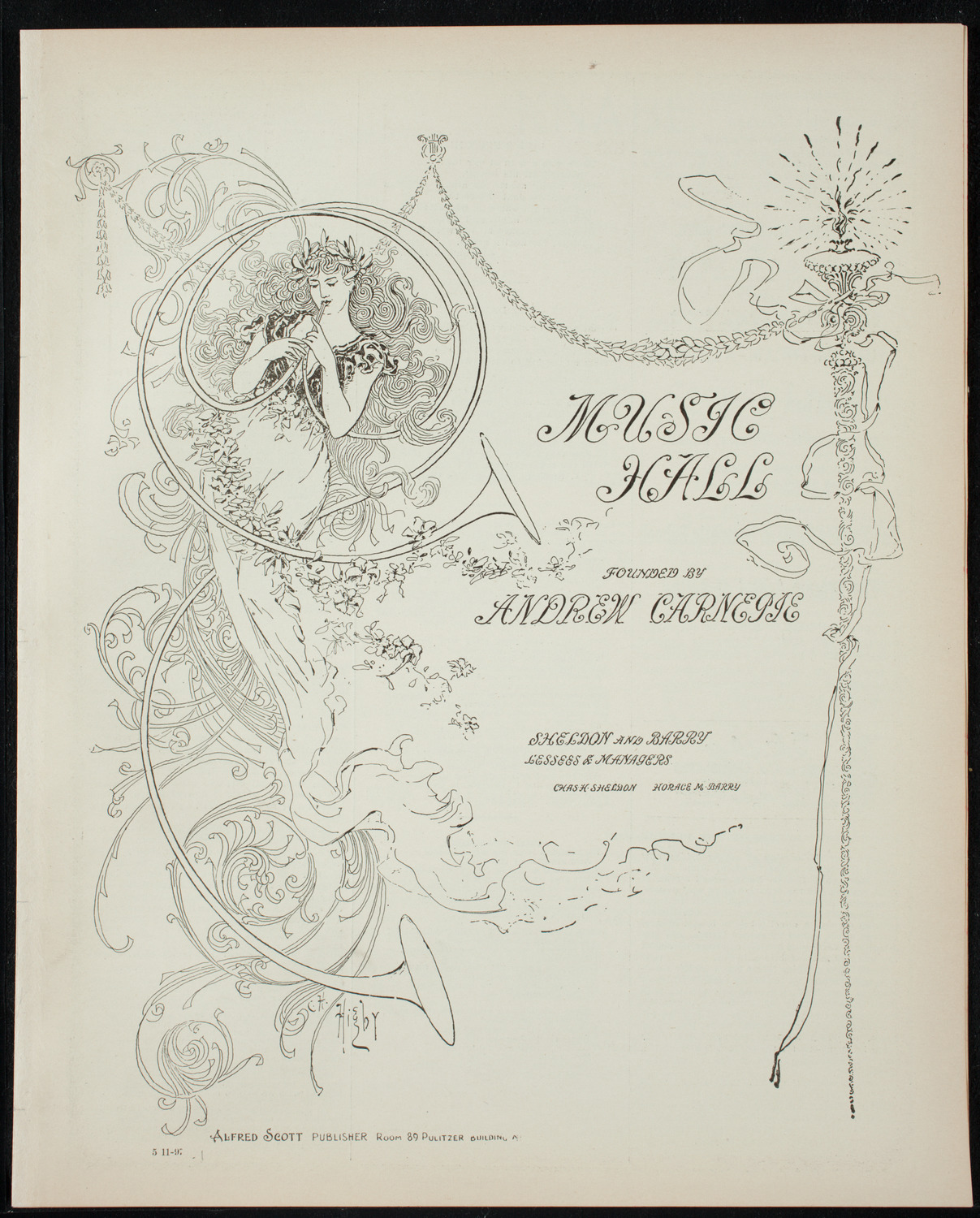 Graduation: Packard's Business College, May 11, 1897, program page 1