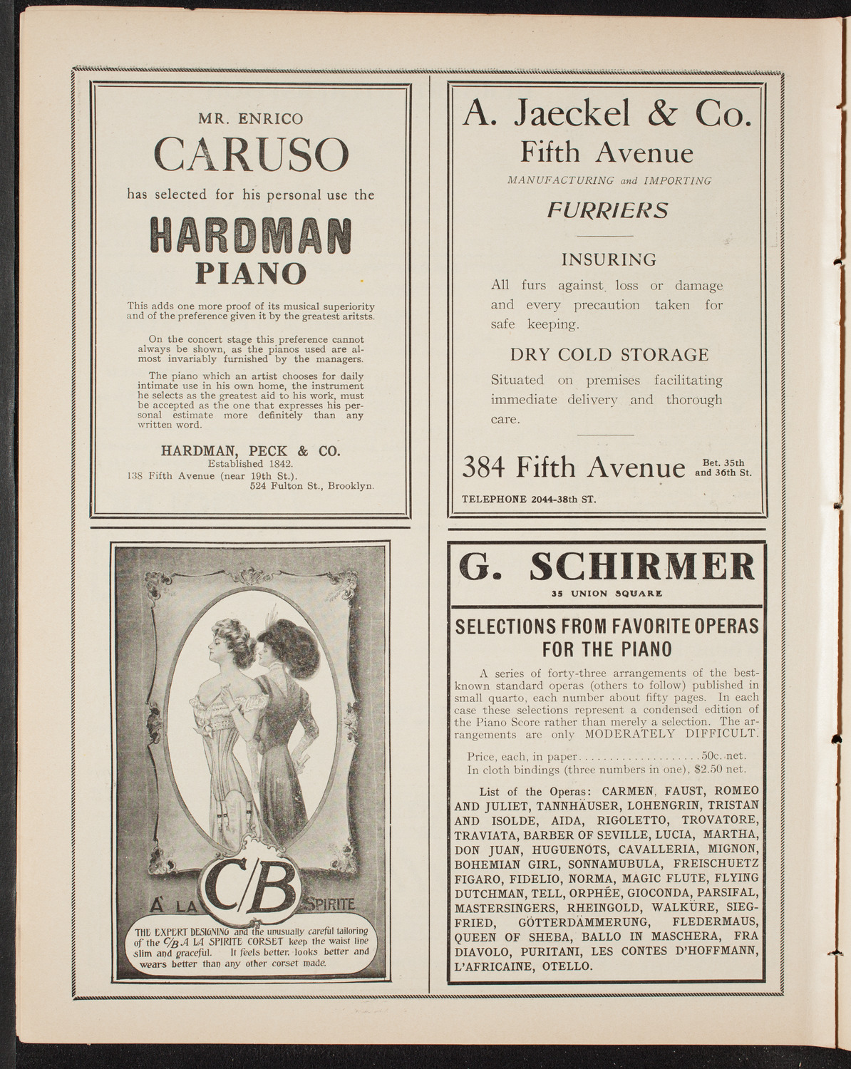 American Music Society, April 18, 1909, program page 8