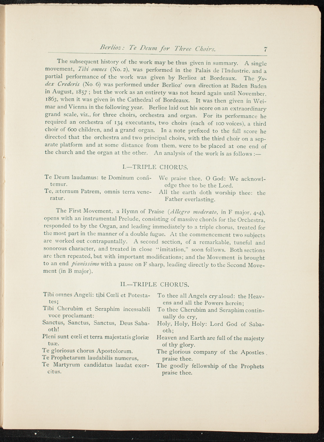 Opening Week Music Festival: Opening Night of Carnegie Hall, May 5, 1891, program notes page 23