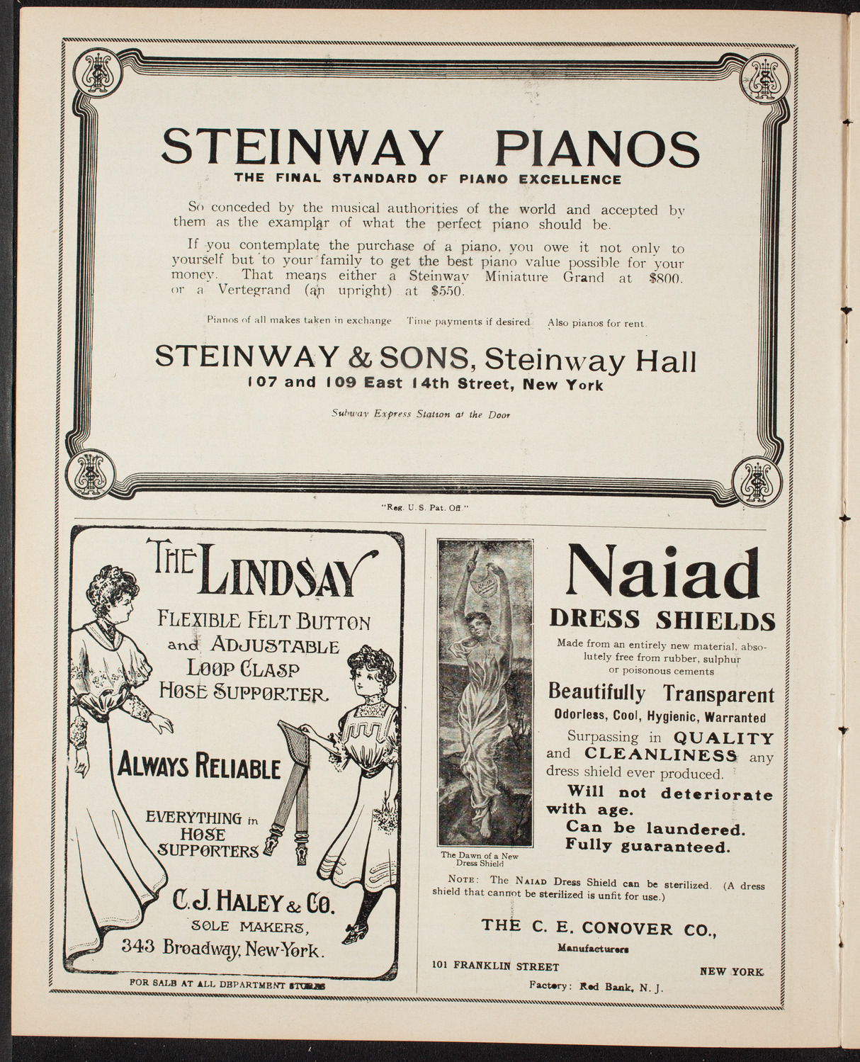 Russian Symphony Society of New York, February 13, 1908, program page 4