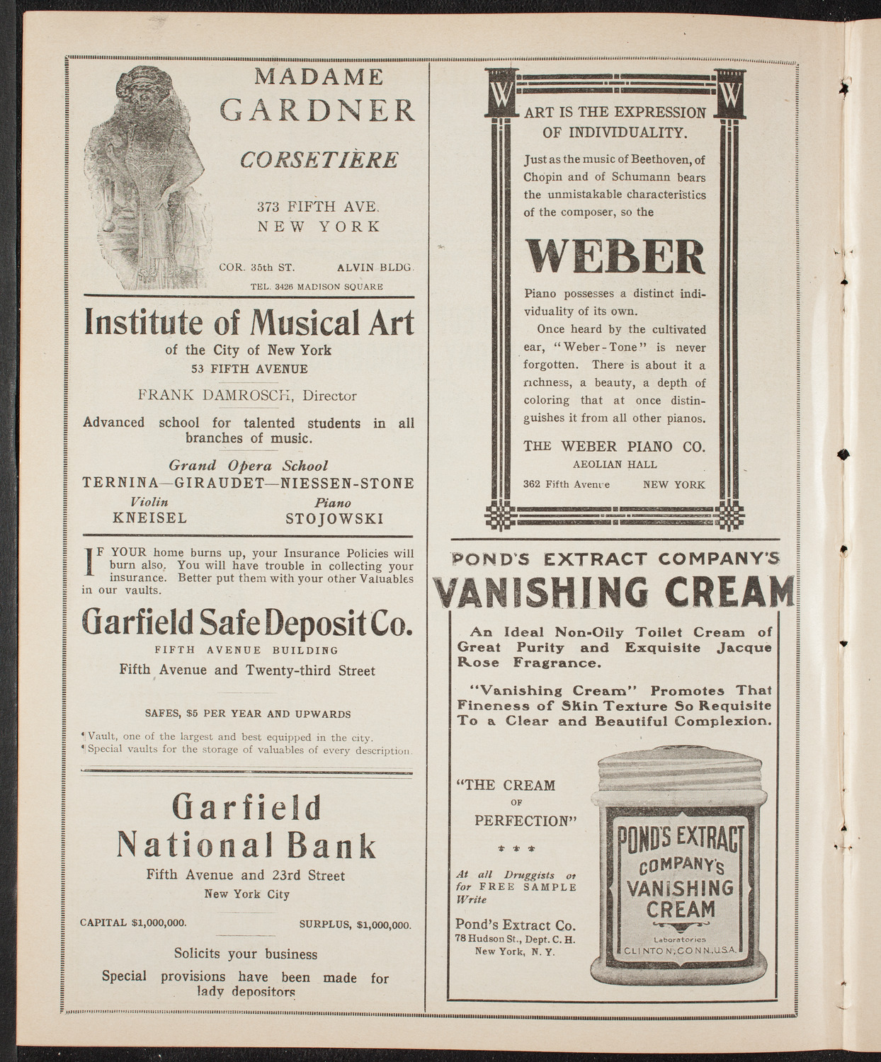 People's Symphony Concert, February 25, 1910, program page 6