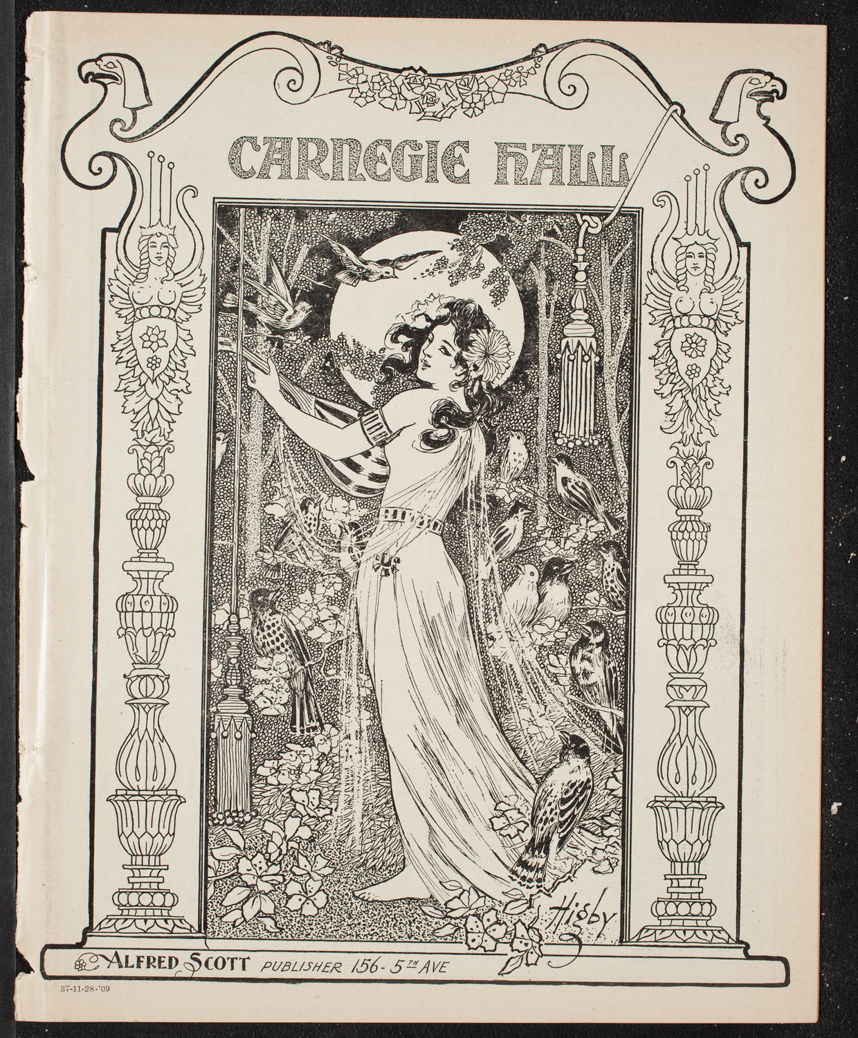 Elmendorf Lecture: At the Gates of the East, November 28, 1909, program page 1
