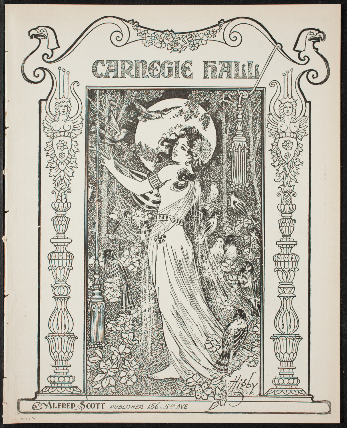 Oratorio Society of New York, December 4, 1906, program page 1