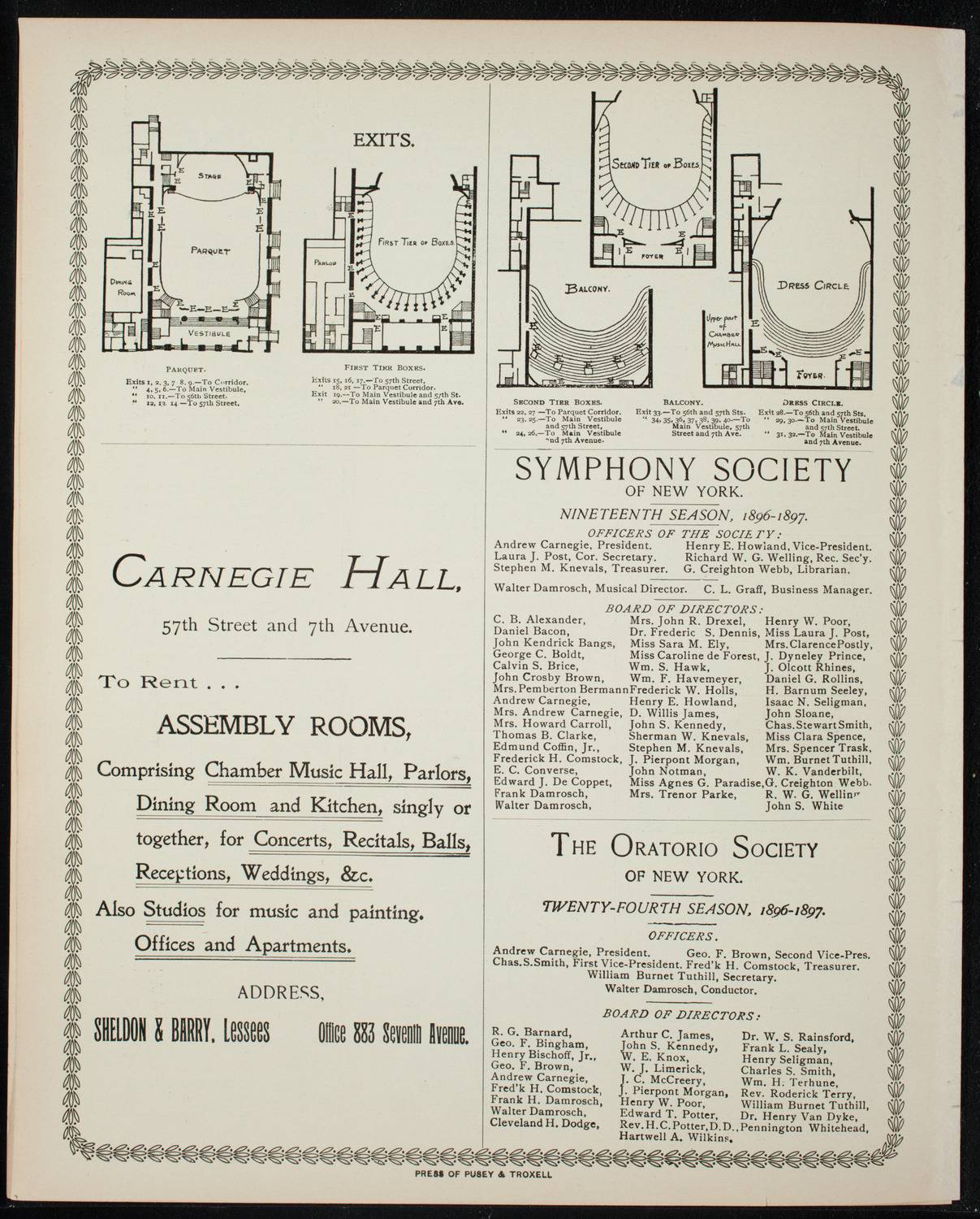 American Union of Swedish Singers, June 2, 1897, program page 8