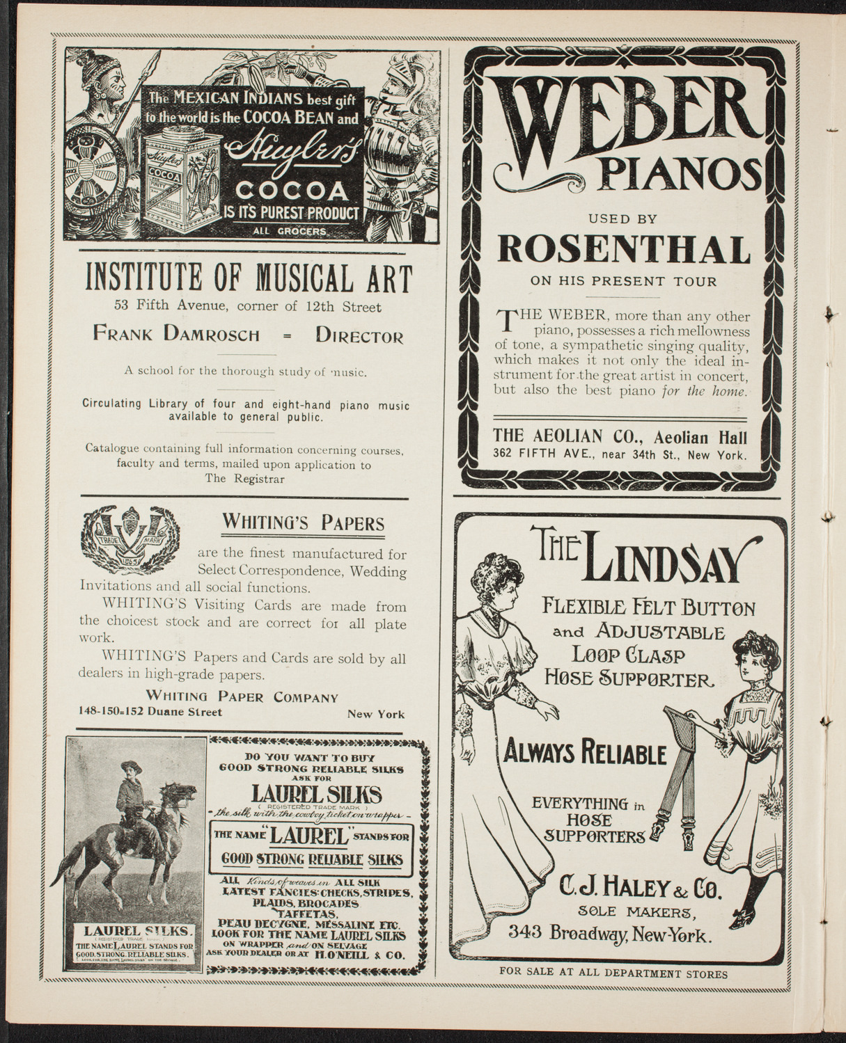 New York Philharmonic, December 21, 1906, program page 6