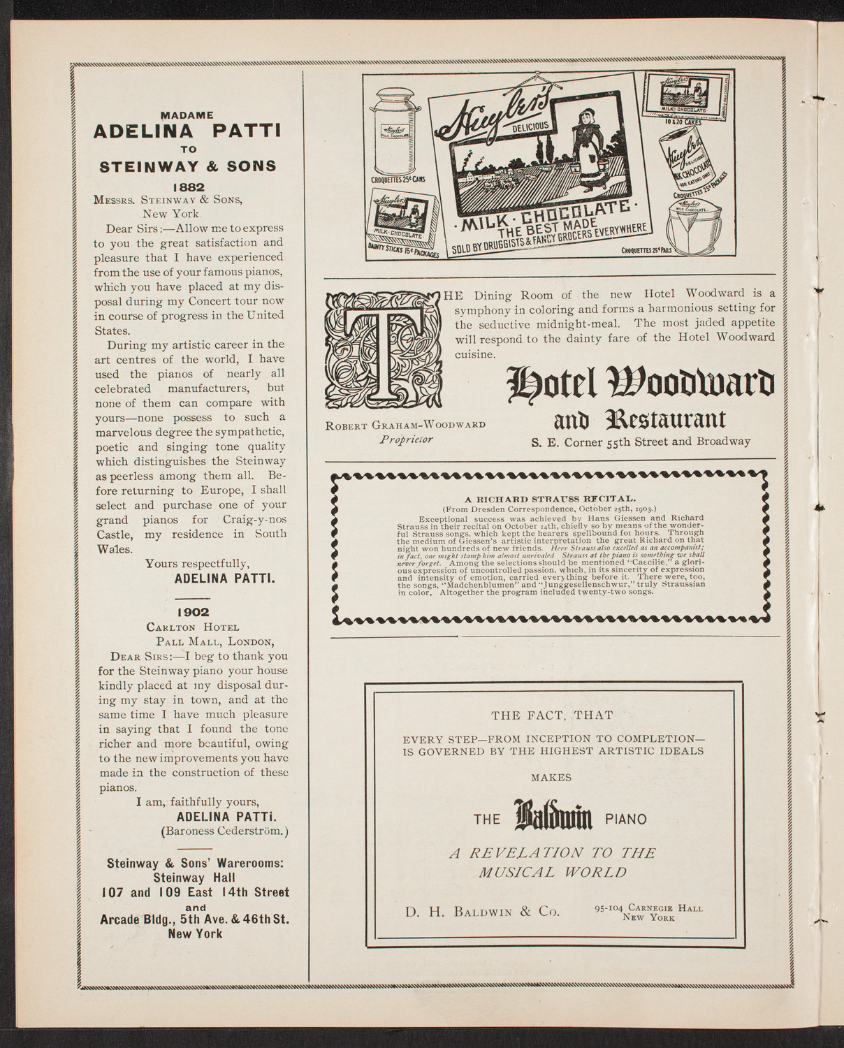 New York Banks' Glee Club, December 3, 1903, program page 4