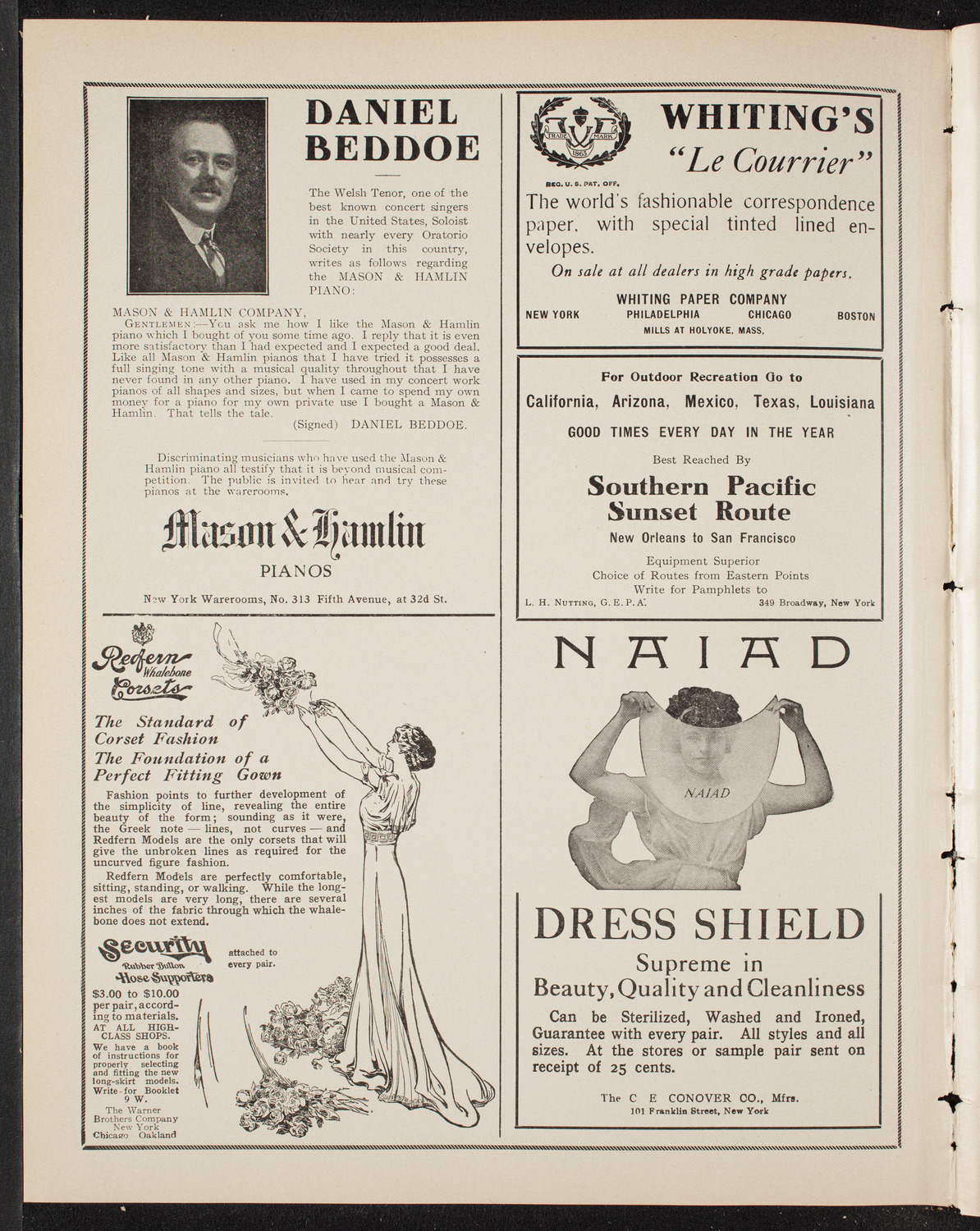 Paulist Chorister Society of Chicago, May 5, 1909, program page 2