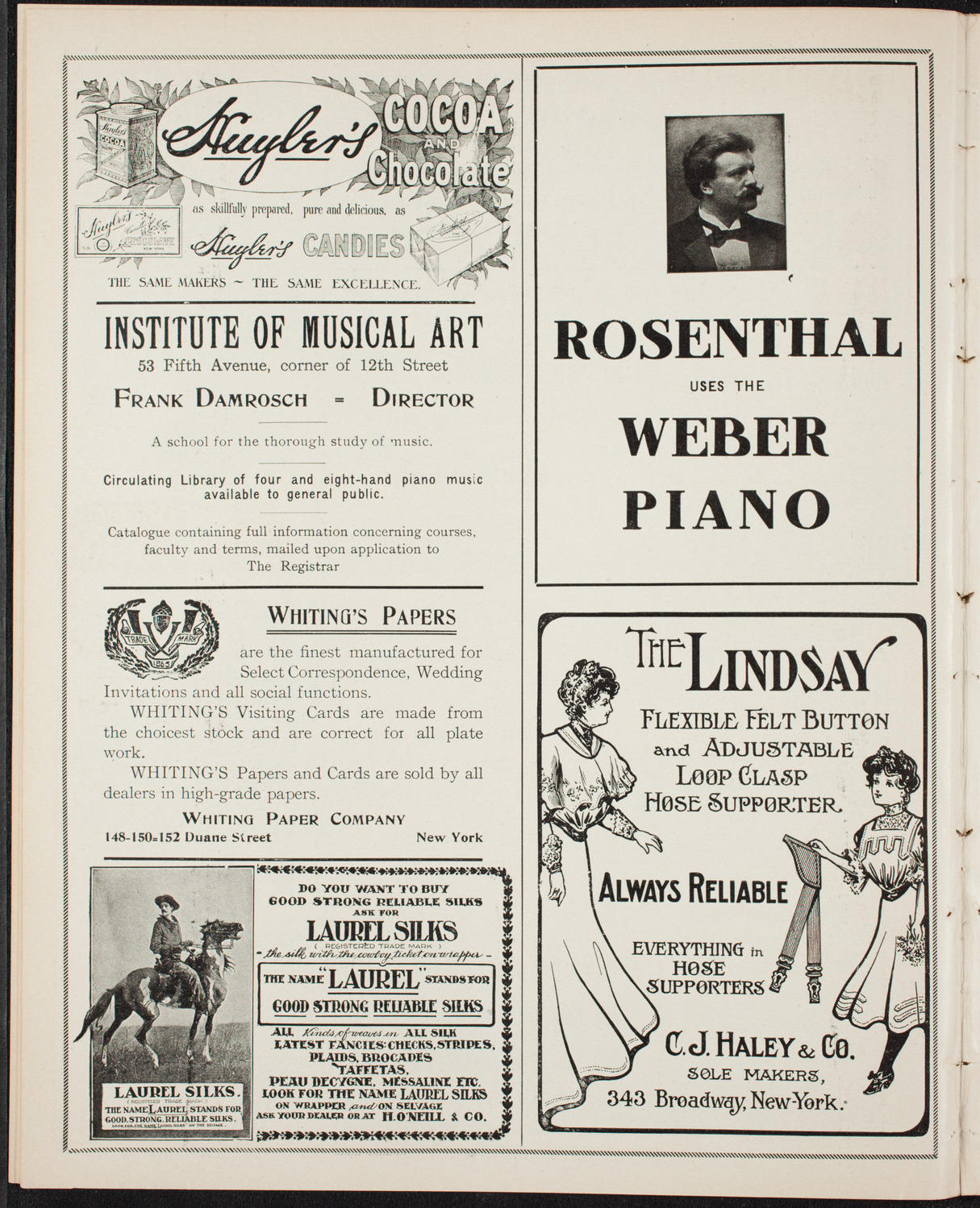 New York Philharmonic, November 30, 1906, program page 6