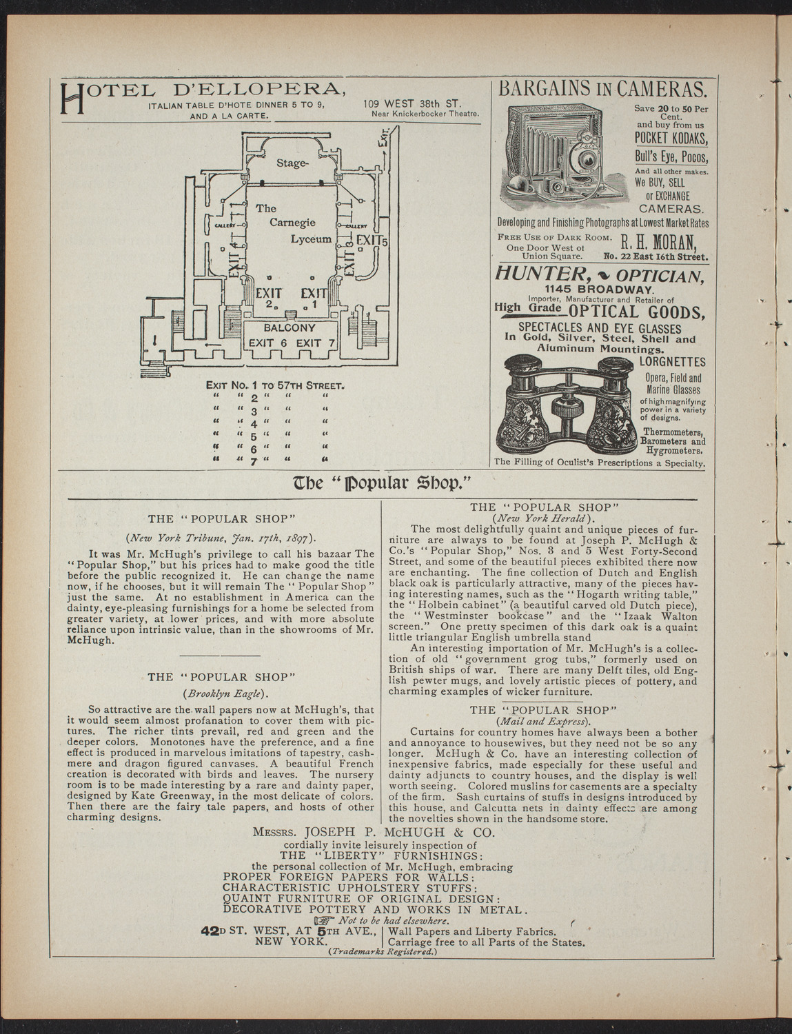 Lecture Series: Sociology in its Practical Aspects, February 24, 1897, program page 6