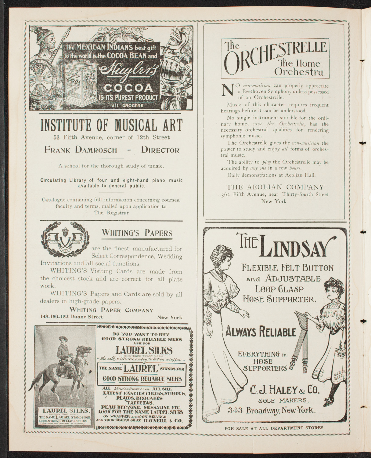 Volpe Symphony Society of New York, April 14, 1907, program page 6