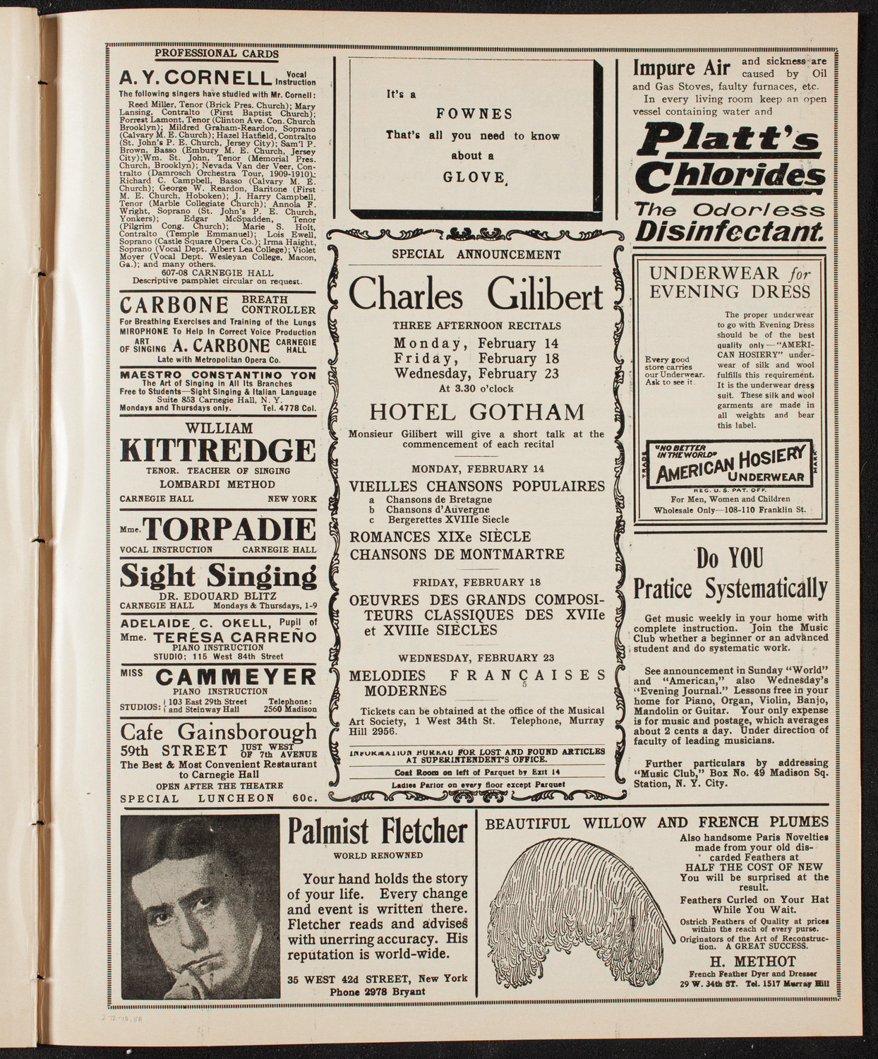 Symphony Concert for Young People, February 12, 1910, program page 9
