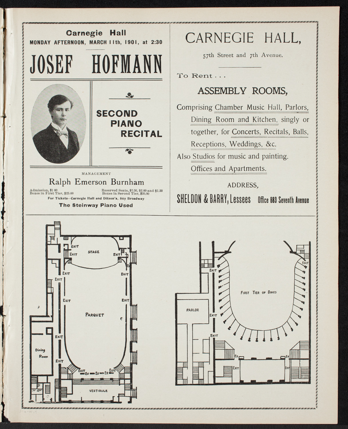 Leipzig Philharmonic Orchestra, March 10, 1901, program page 7
