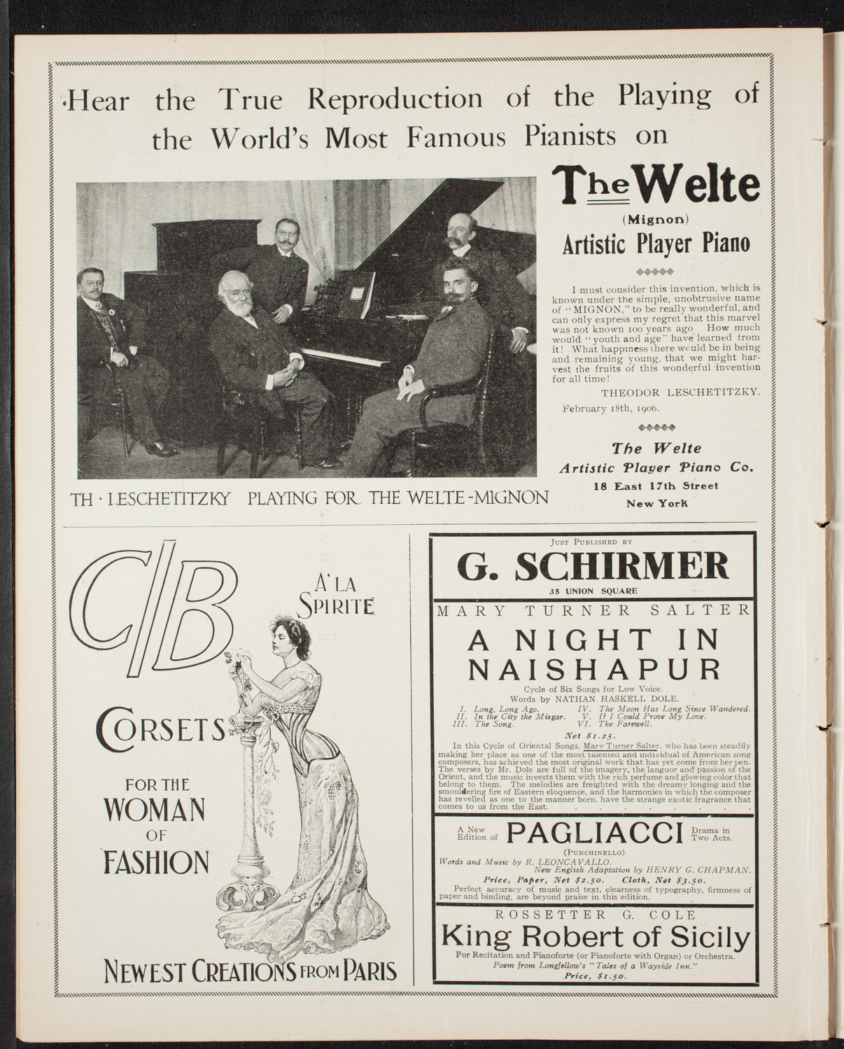 Elmendorf Lecture: Quaint Holland, November 11, 1906, program page 8