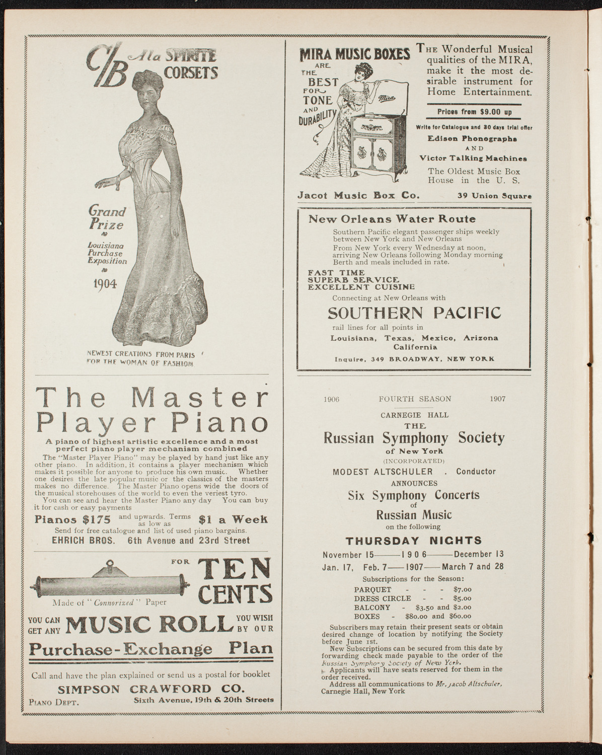 Graduation: College of Pharmacy of the City of New York, April 26, 1906, program page 8