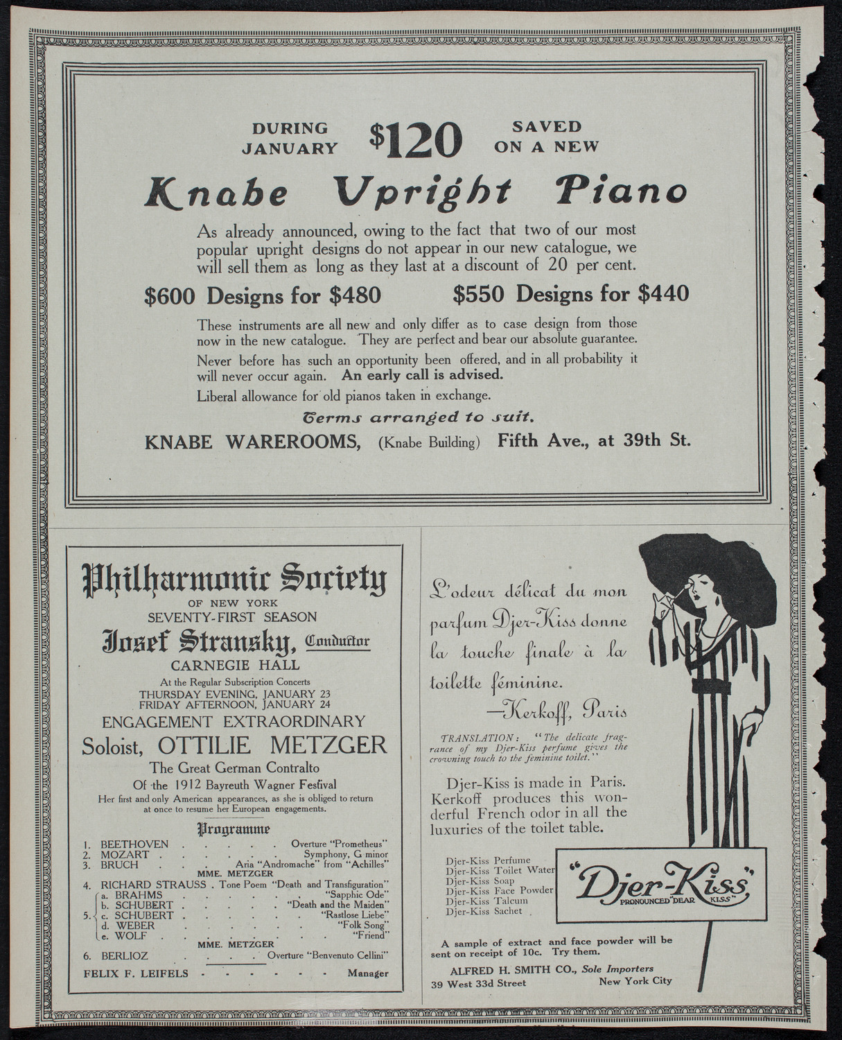 Burton Holmes Travelogue: Panama, January 19, 1913, program page 12