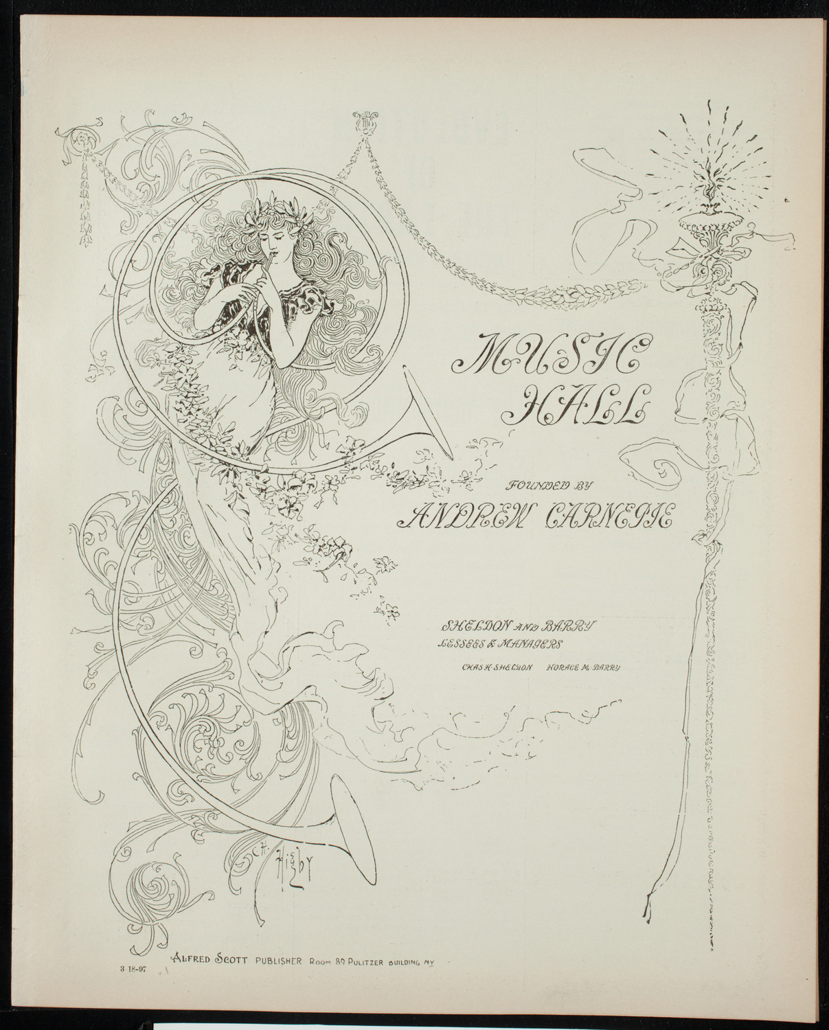 Musical Art Society of New York, March 18, 1897, program page 1