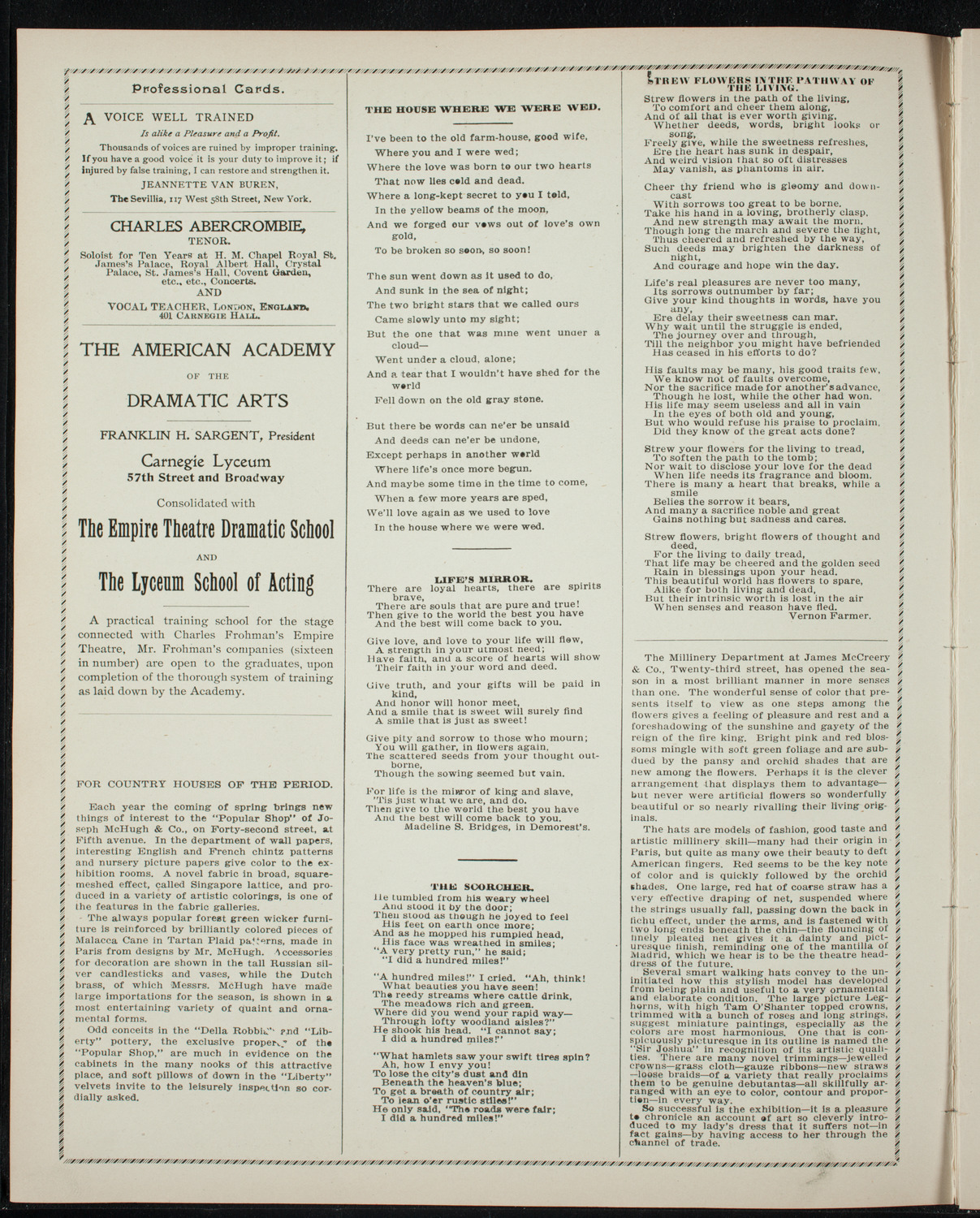 Graduation: Columbia University, June 9, 1897, program page 2