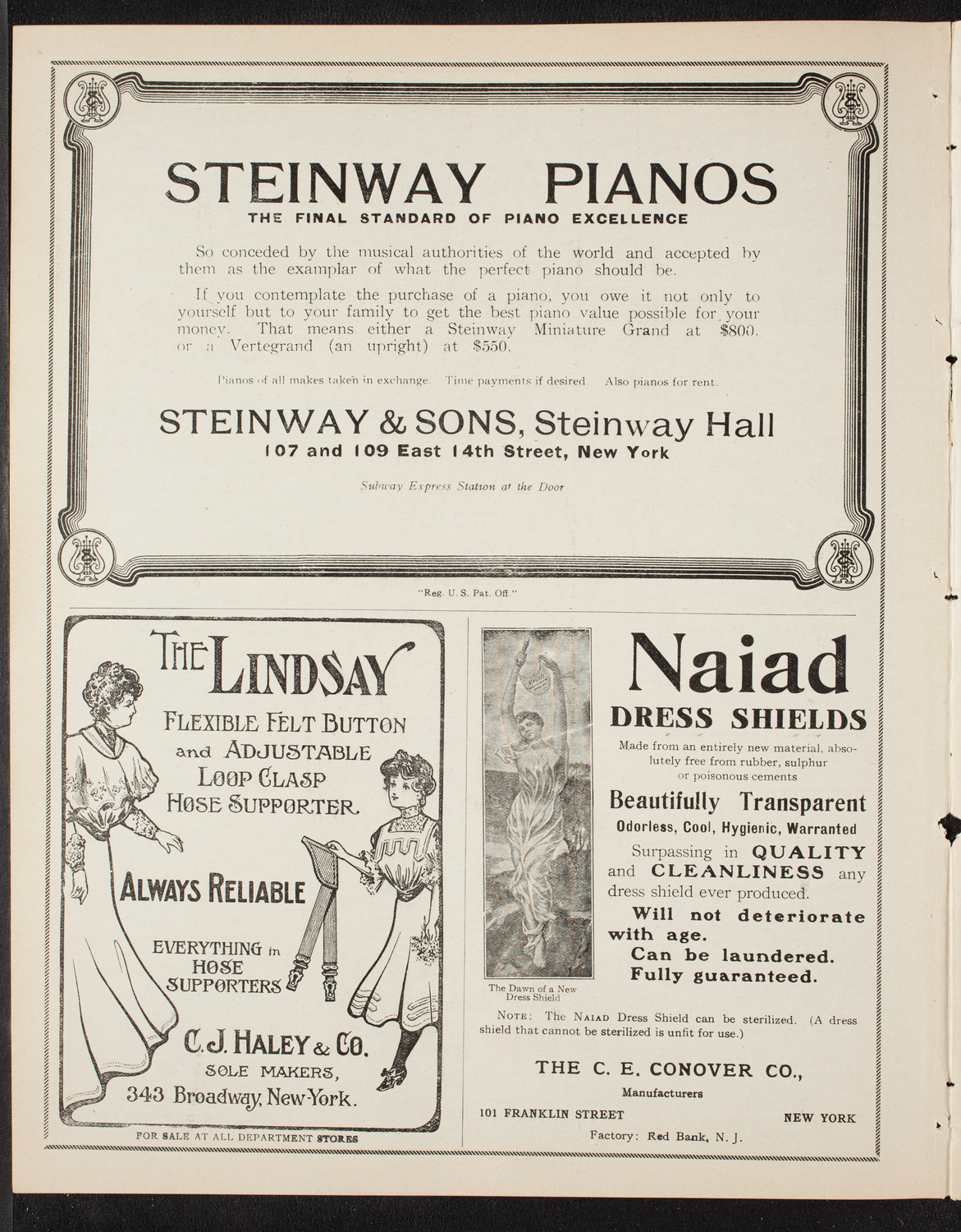 Russian Symphony Society of New York, January 16, 1908, program page 4