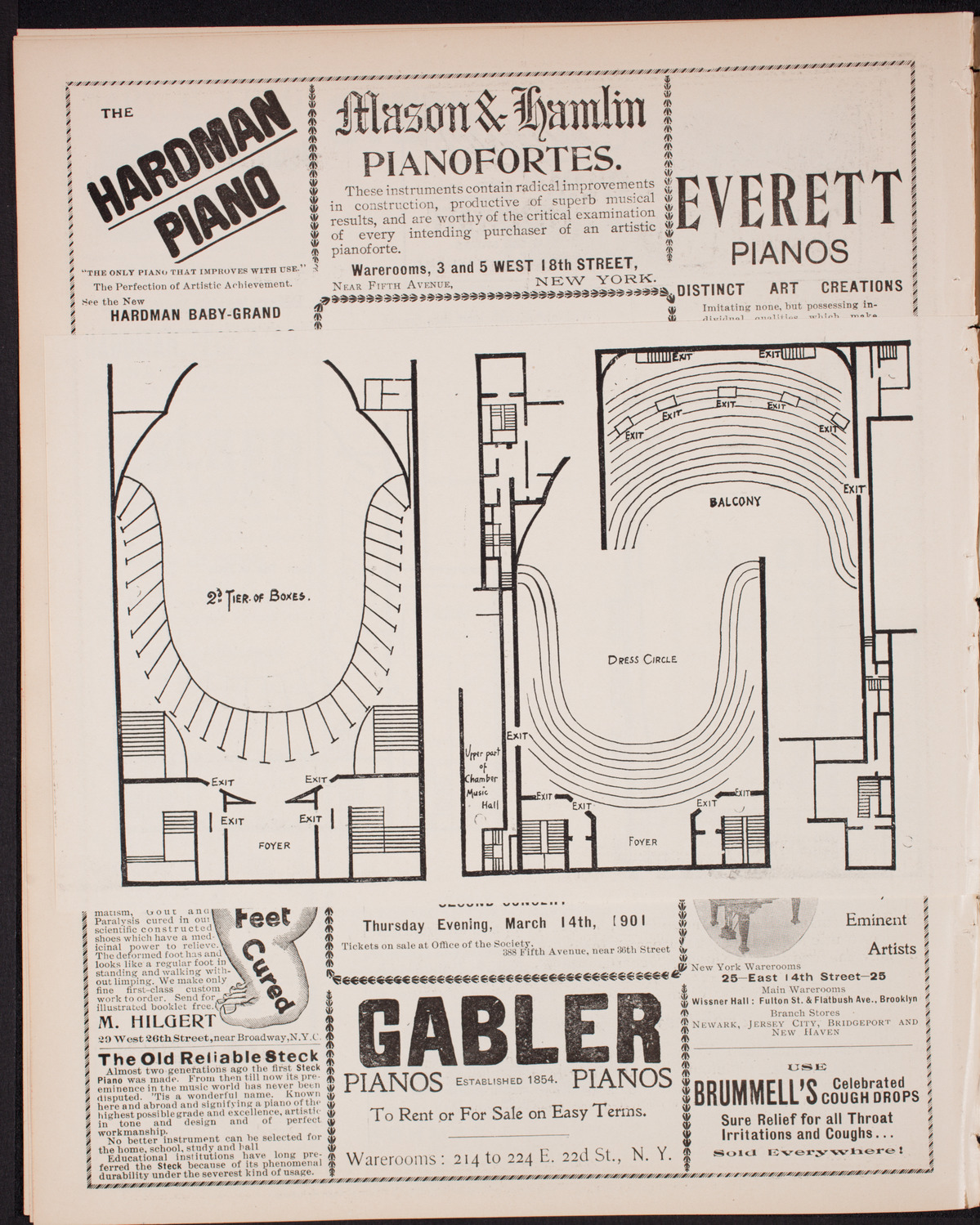 Musical Art Society of New York, December 20, 1900, program page 8