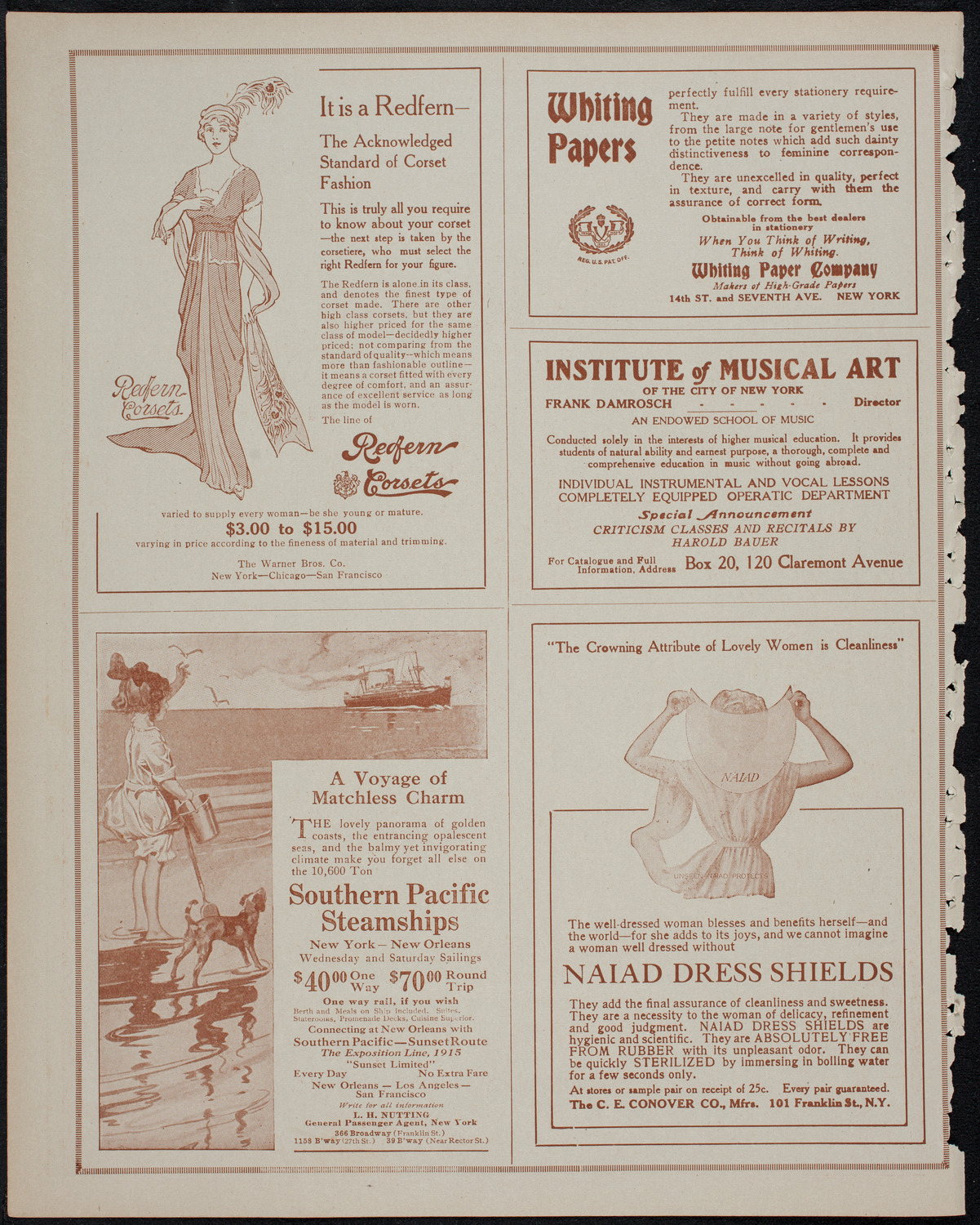 People's Symphony Concert, November 9, 1913, program page 2