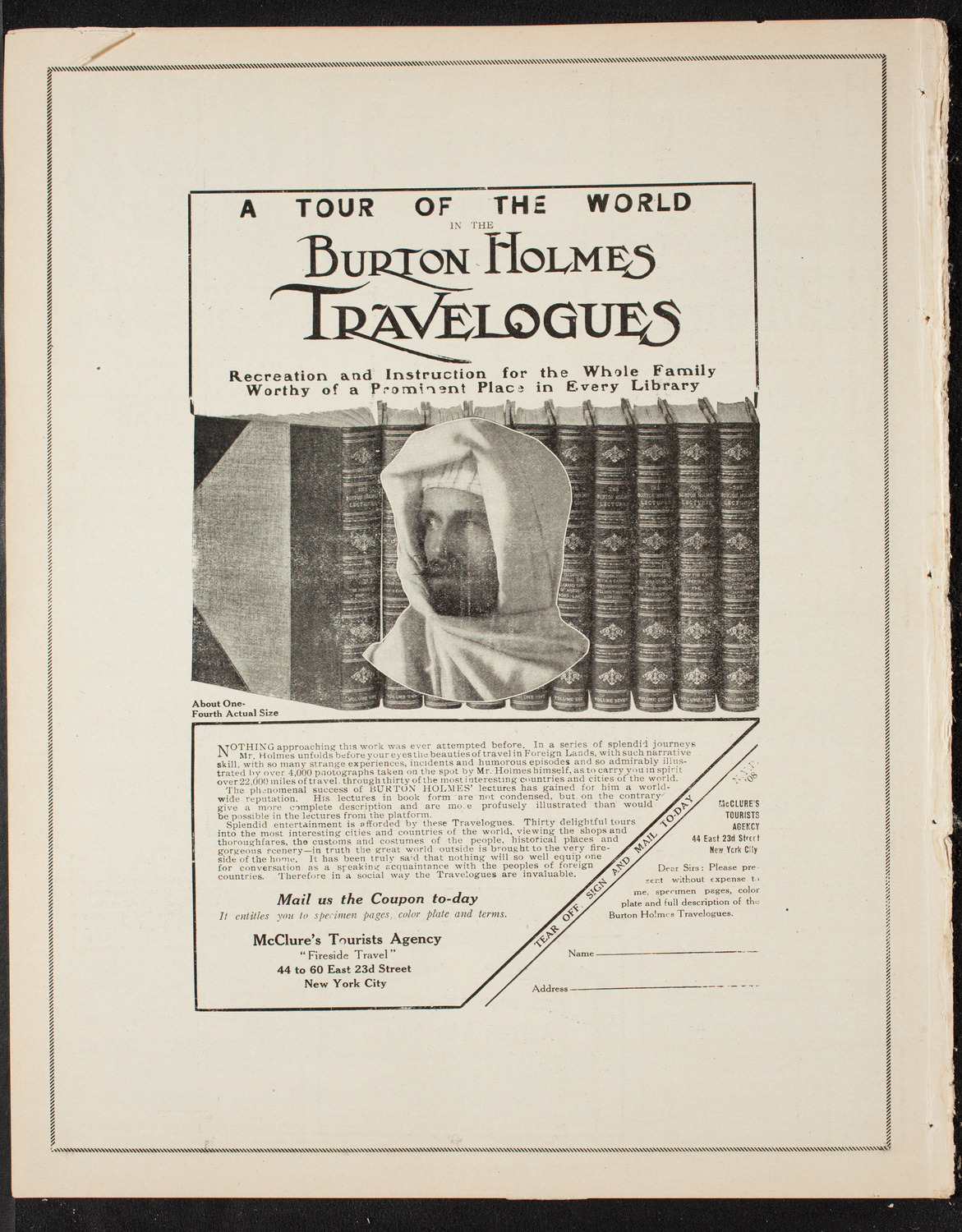 Burton Holmes Travelogue: Vienna, January 19, 1908, program page 10