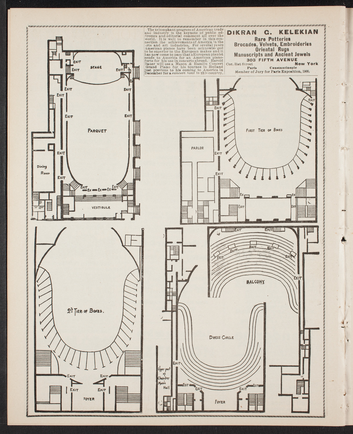 Hermann Hans Wetzler conducting Grand Orchestra, February 16, 1902, program page 4