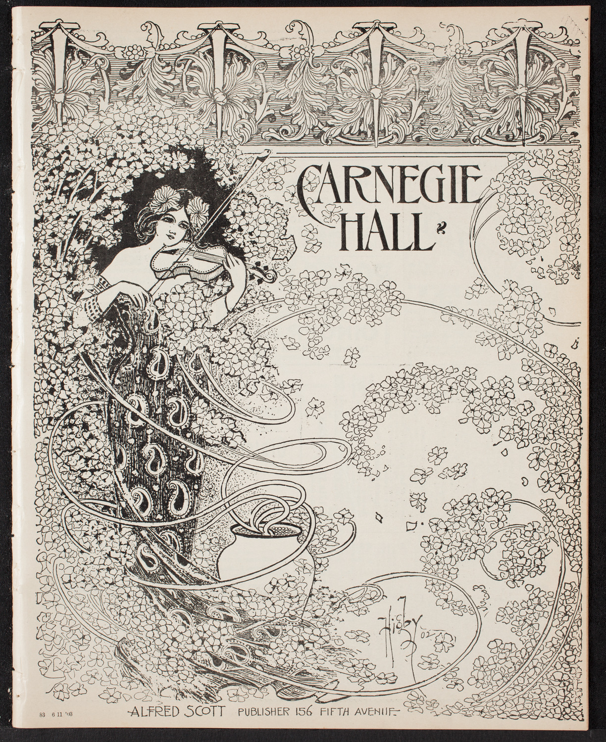 Graduation: New York Law School, June 11, 1903, program page 1