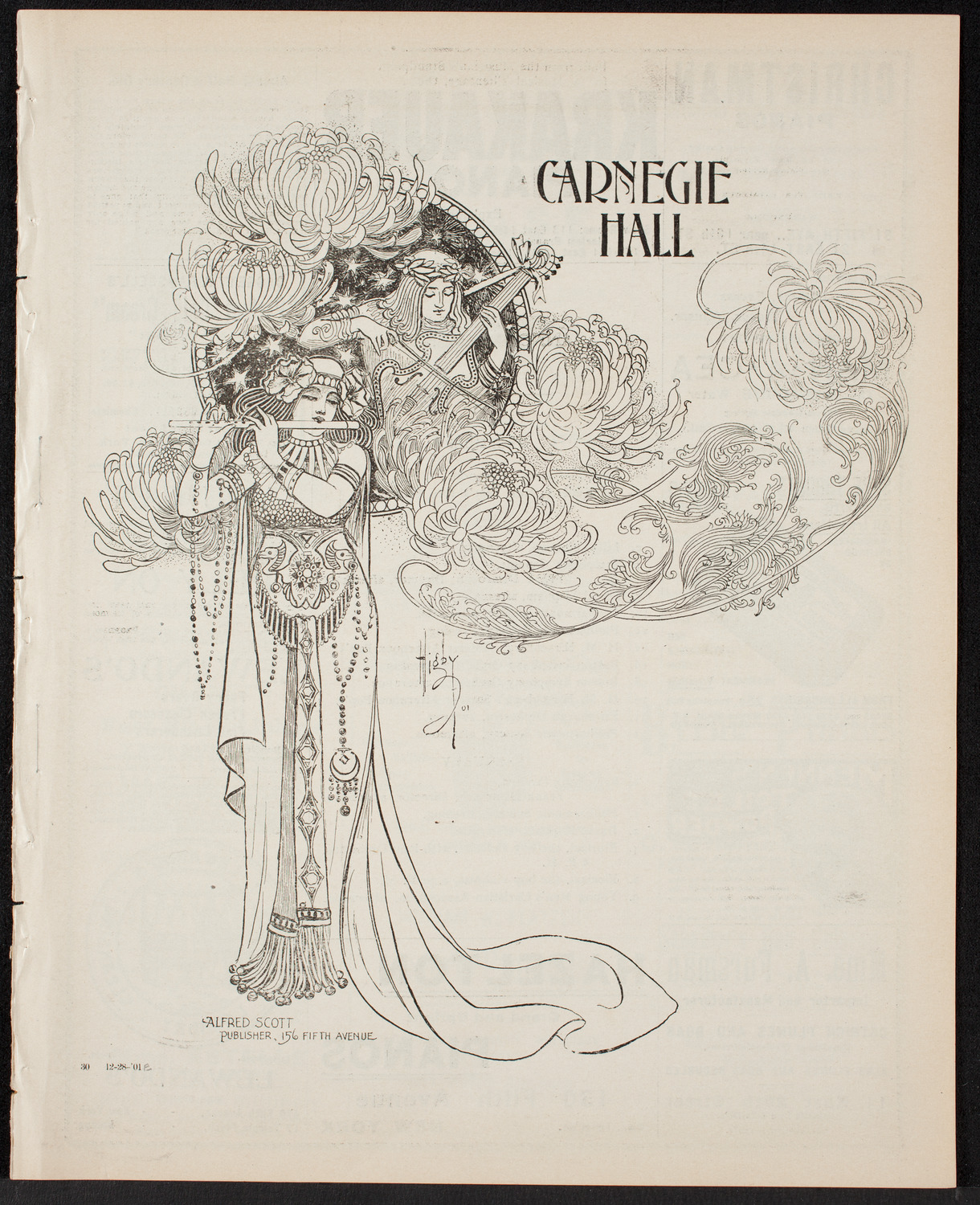 Oratorio Society of New York, December 28, 1901, program page 1