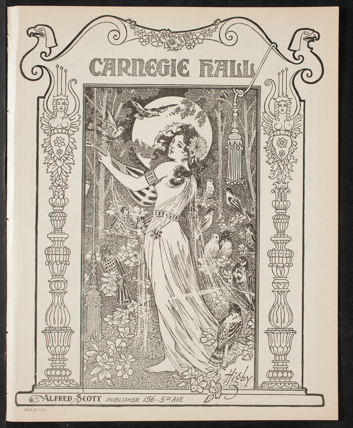 Elmendorf Lecture: Yellowstone Park/ Benefit: St. Andrew's Convalescent Hospital, March 29, 1910, program page 1