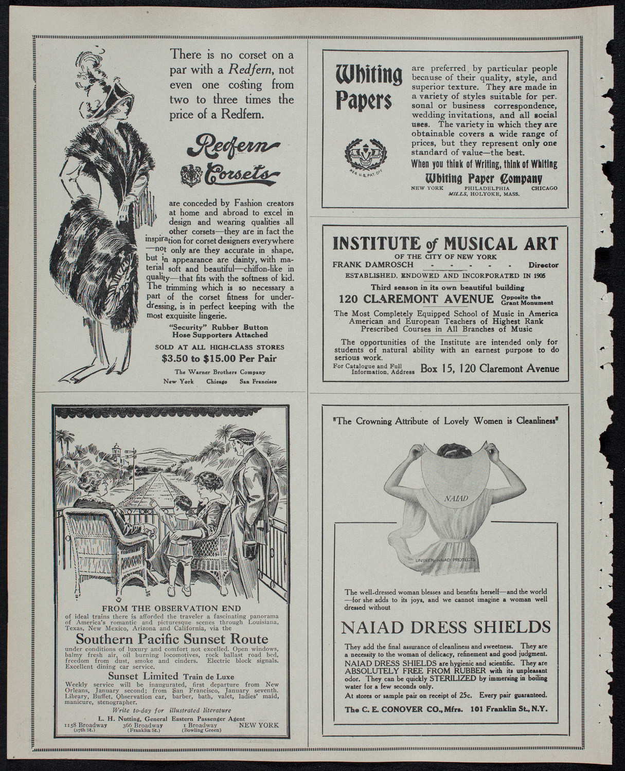 Boston Symphony Orchestra, January 11, 1913, program page 2