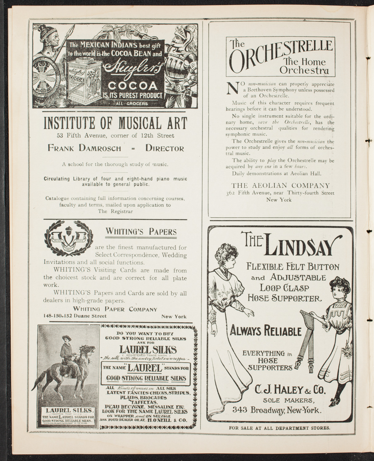 New York Banks' Glee Club, April 11, 1907, program page 6