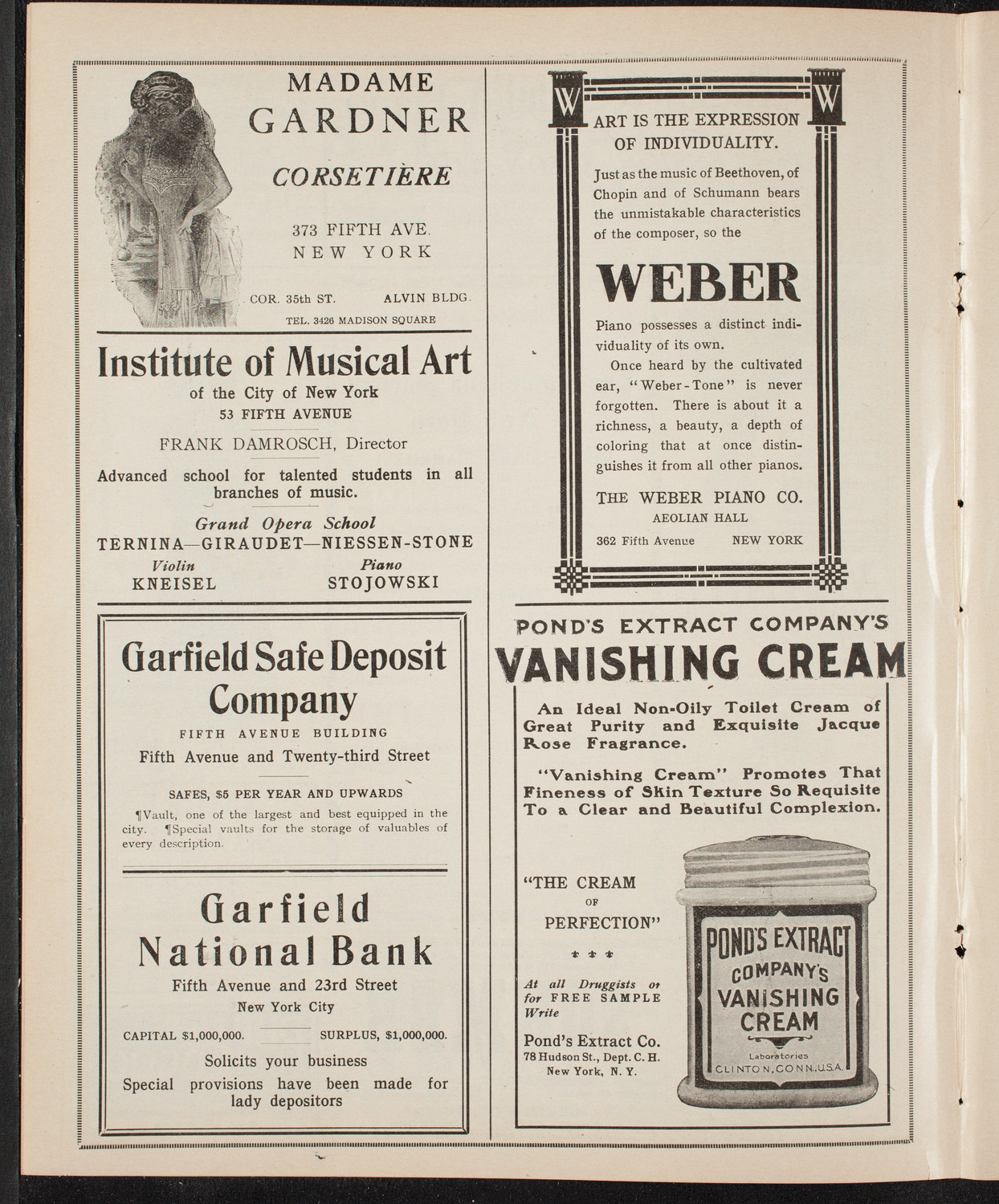 New York Symphony Orchestra, February 22, 1910, program page 6