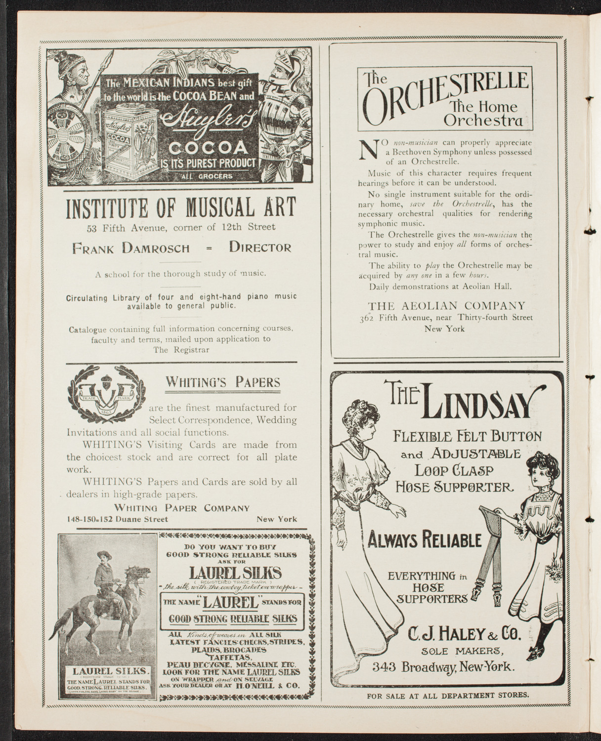 National Arbitration and Peace Congress: Choral Service, April 14, 1907, program page 6