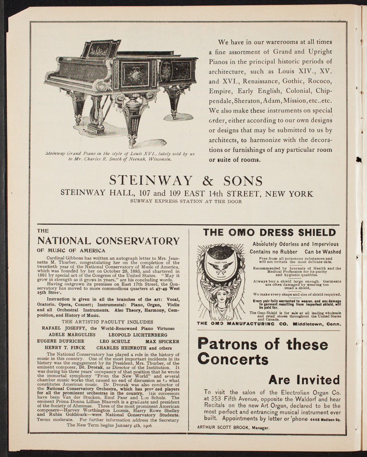 New York Symphony Orchestra, February 4, 1906, program page 4