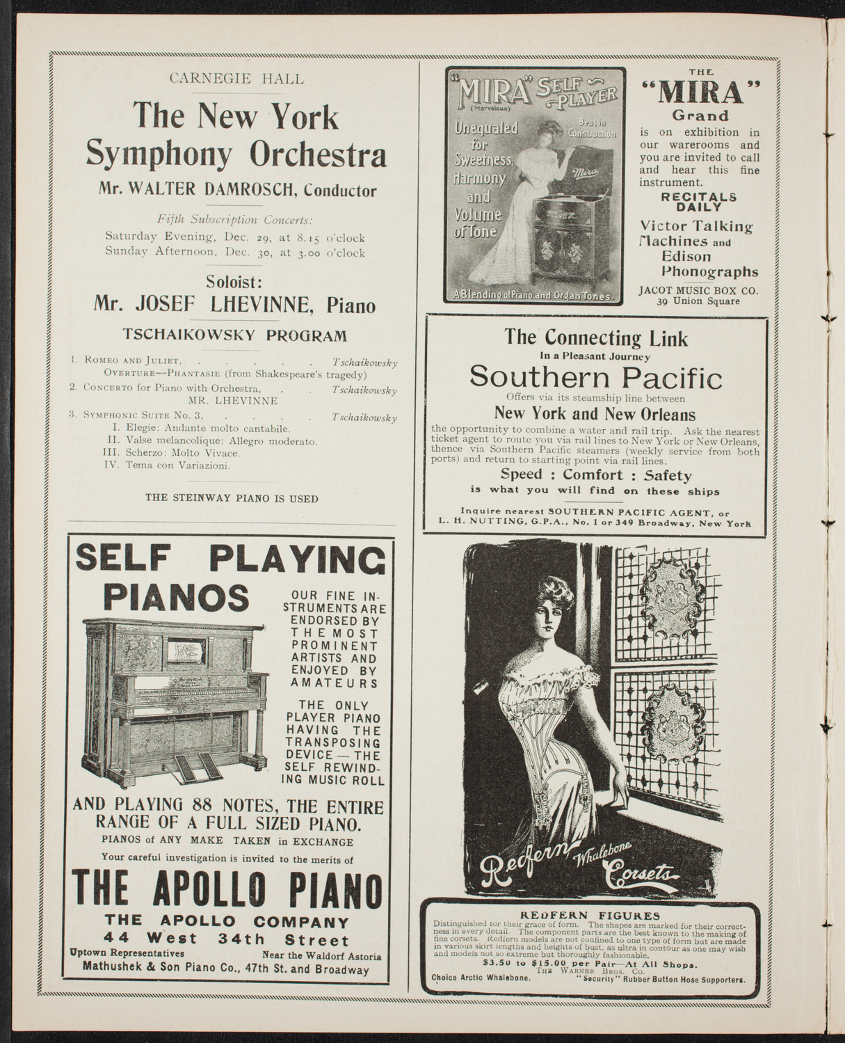 Oratorio Society of New York, December 22, 1906, program page 2