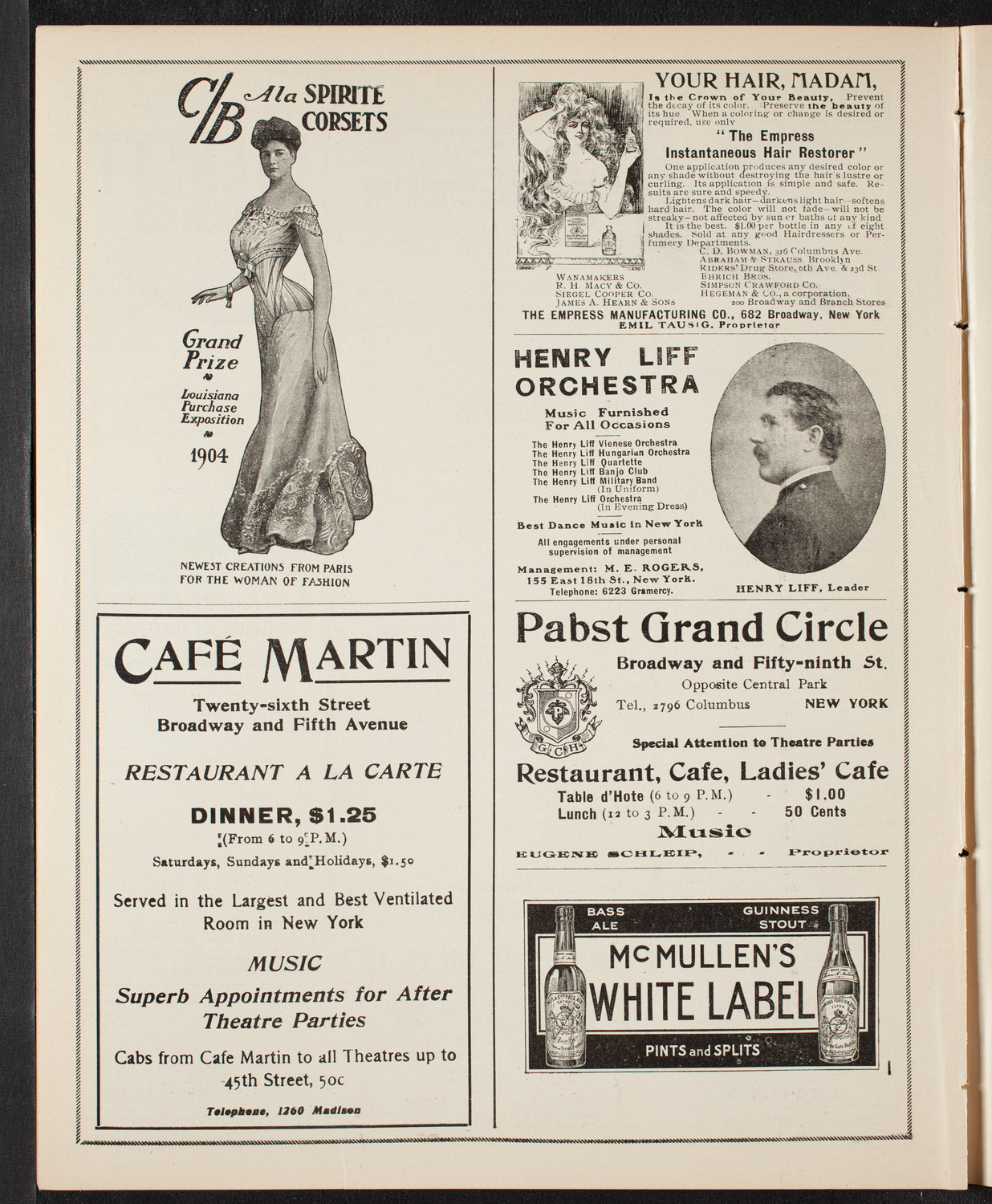 Symphony Concert for Young People, February 25, 1905, program page 8