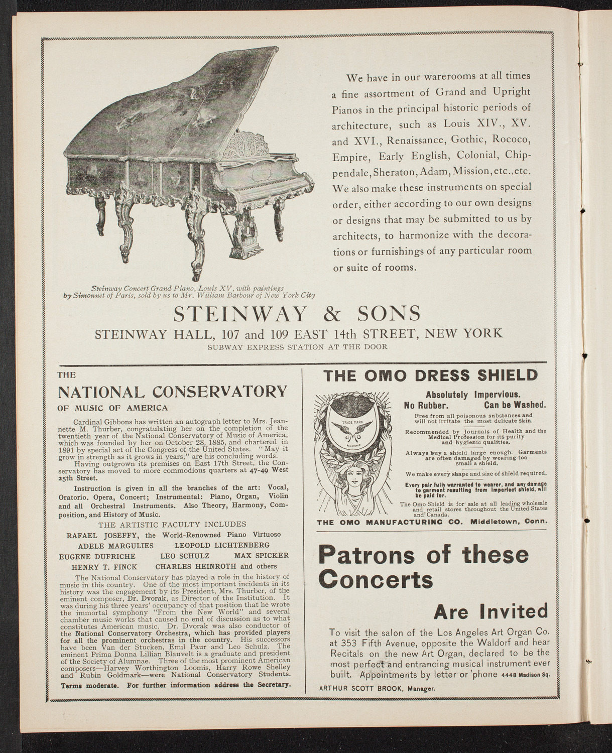 People's Symphony Concert, November 27, 1905, program page 4