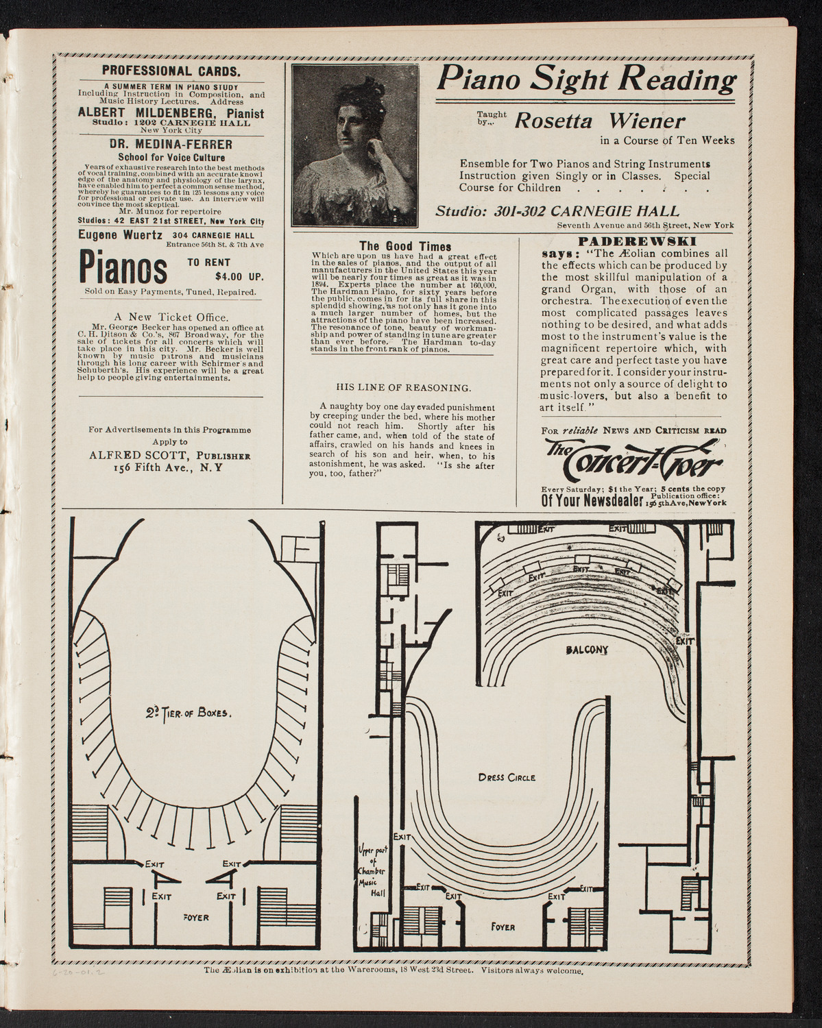 Graduation: Manhattan College, June 20, 1901, program page 3