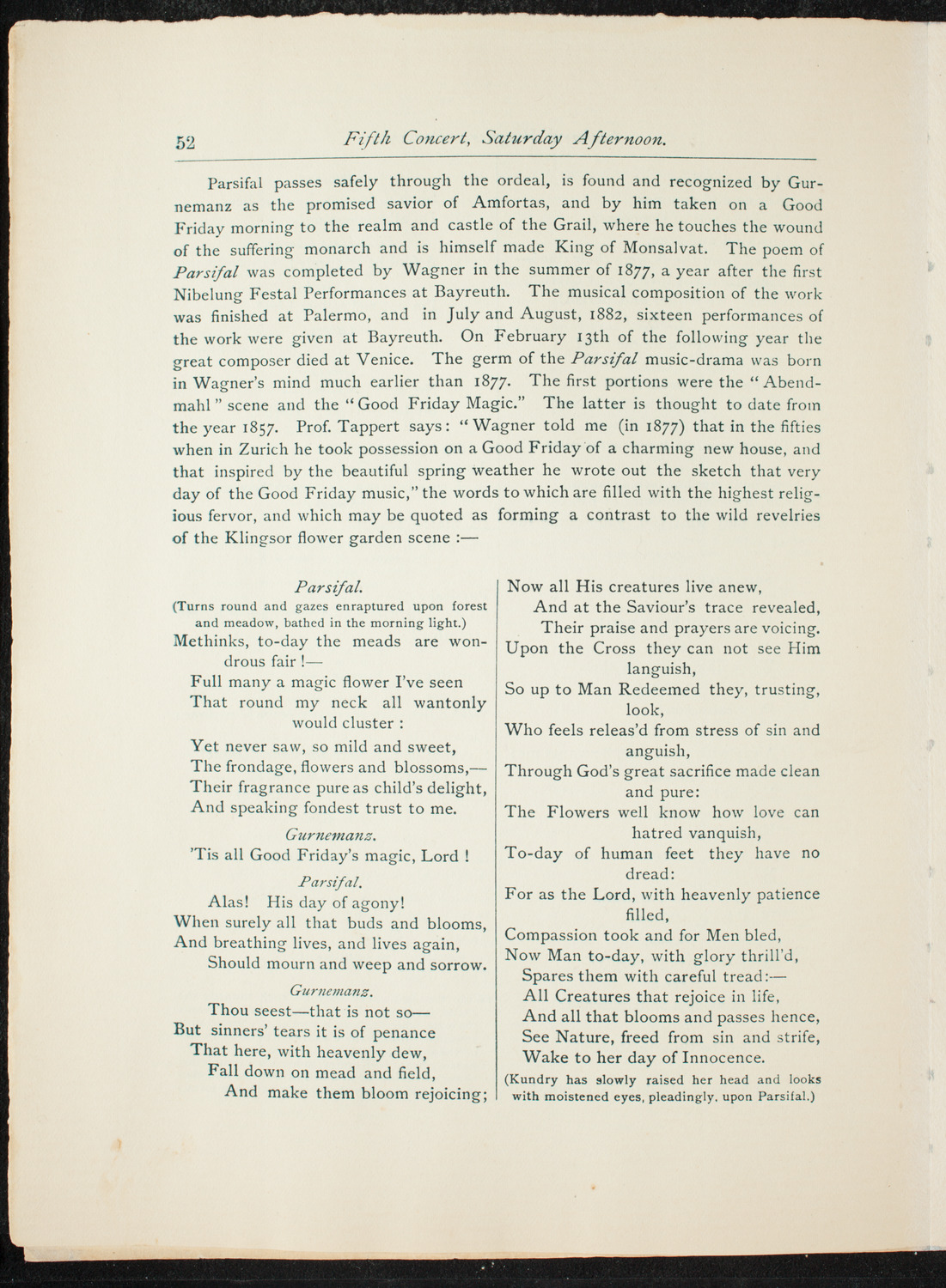 Opening Week Music Festival: Opening Night of Carnegie Hall, May 5, 1891, program notes page 68