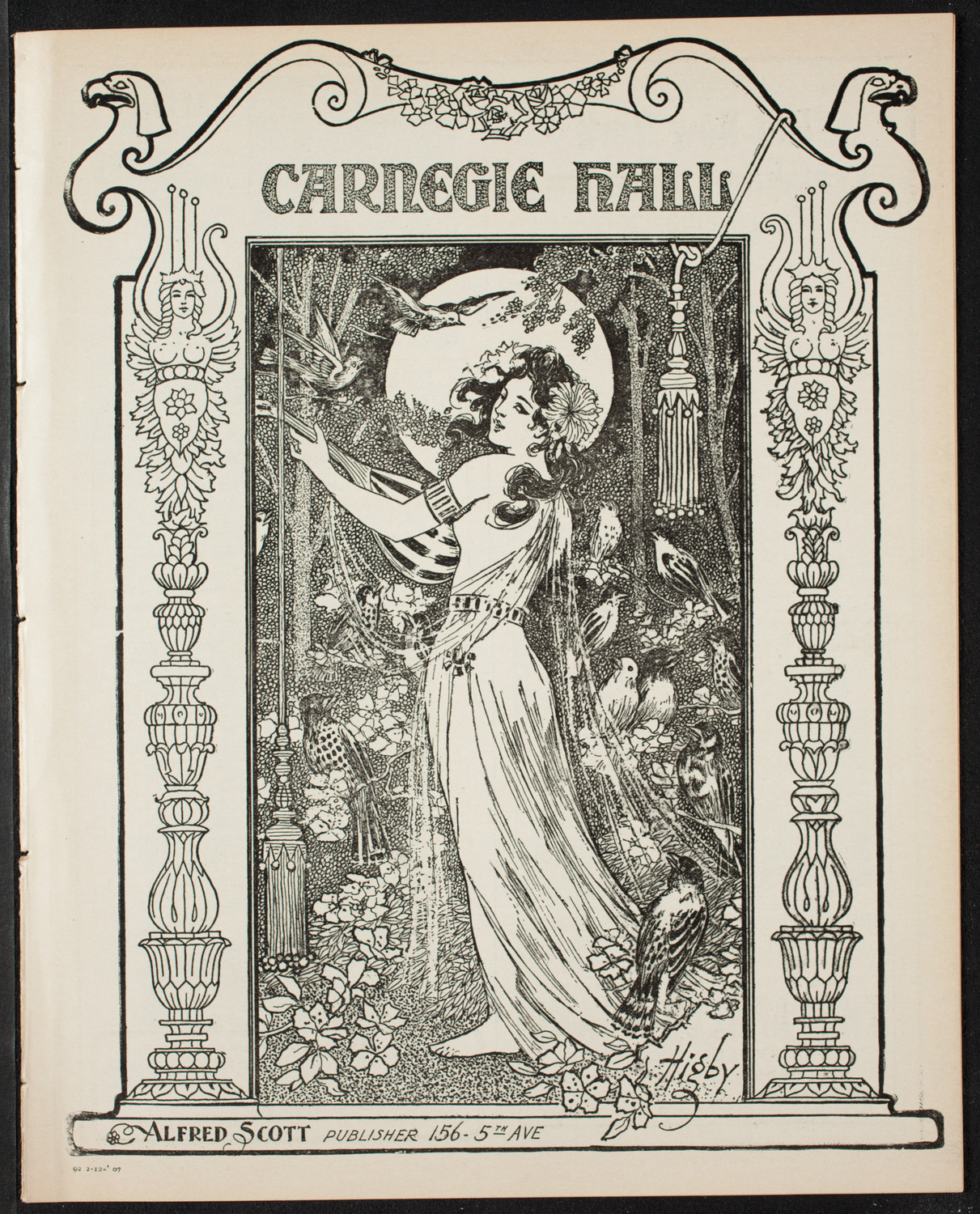 Pittsburgh Symphony Orchestra and The Mendelssohn Choir of Toronto, February 12, 1907, program page 1