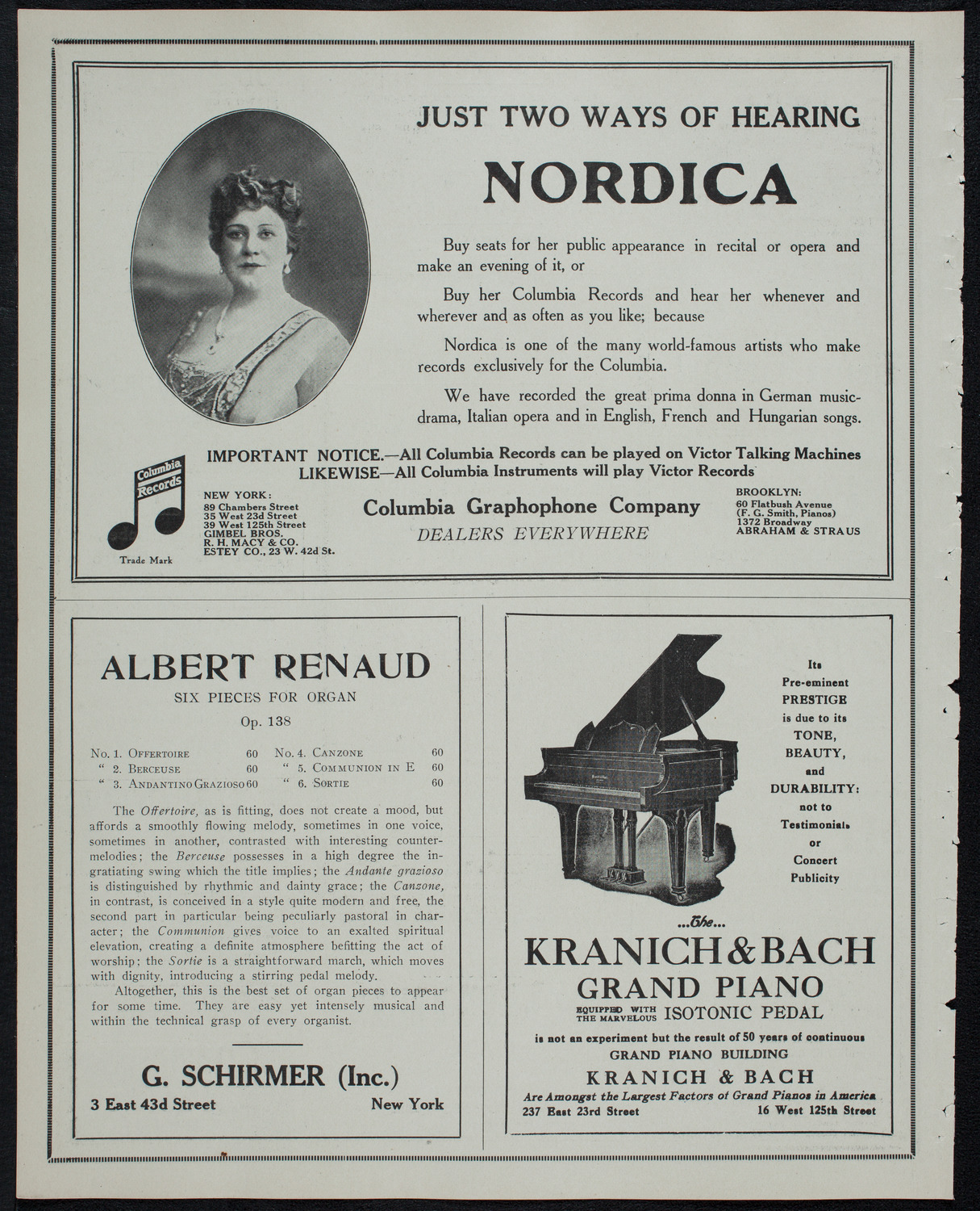 Russian Symphony Society of New York, April 23, 1913, program page 6