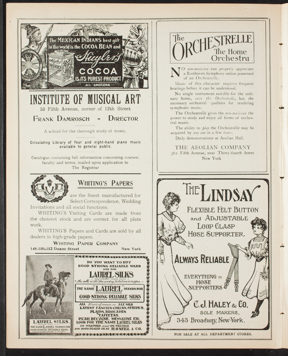 New York Symphony Orchestra, March 31, 1907, program page 6