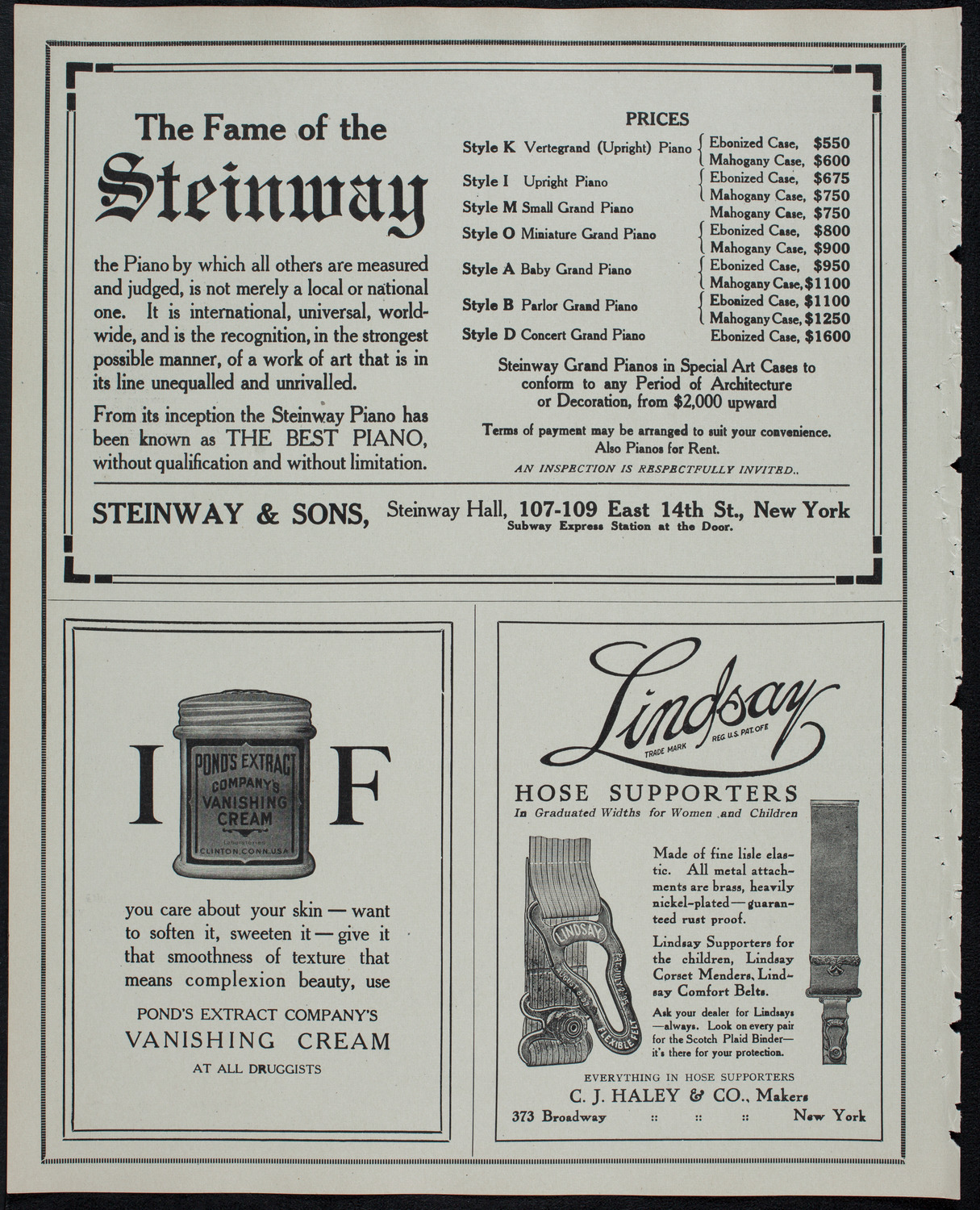 The Civic Forum, April 15, 1913, program page 4