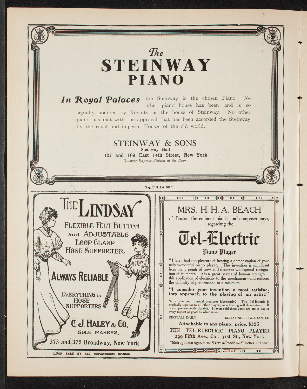 Burton Holmes Travelogue: Hawaii, February 14, 1909, program page 4