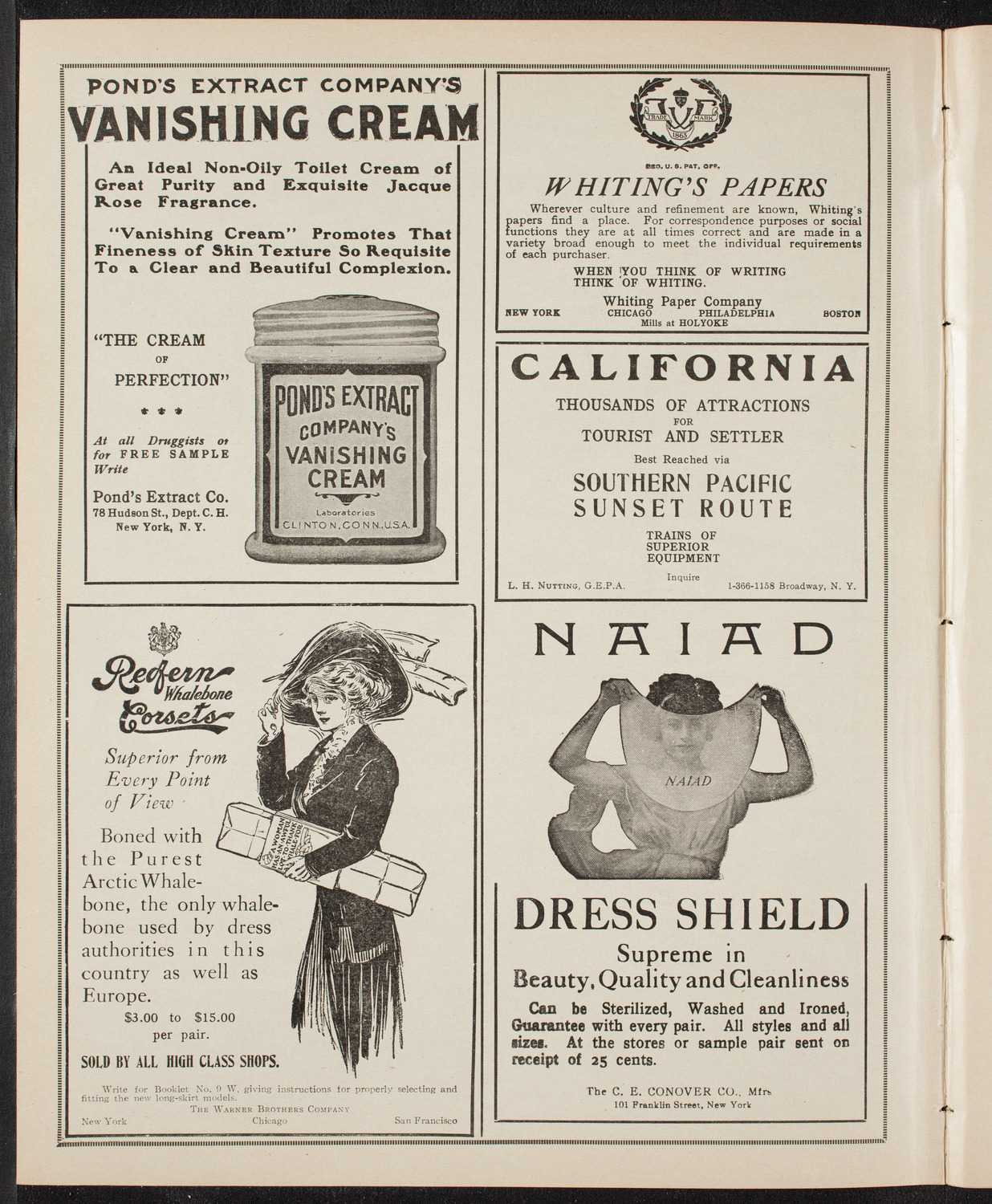 The Civic Forum, featuring Sir Ernest Shackleton, March 29, 1910, program page 2