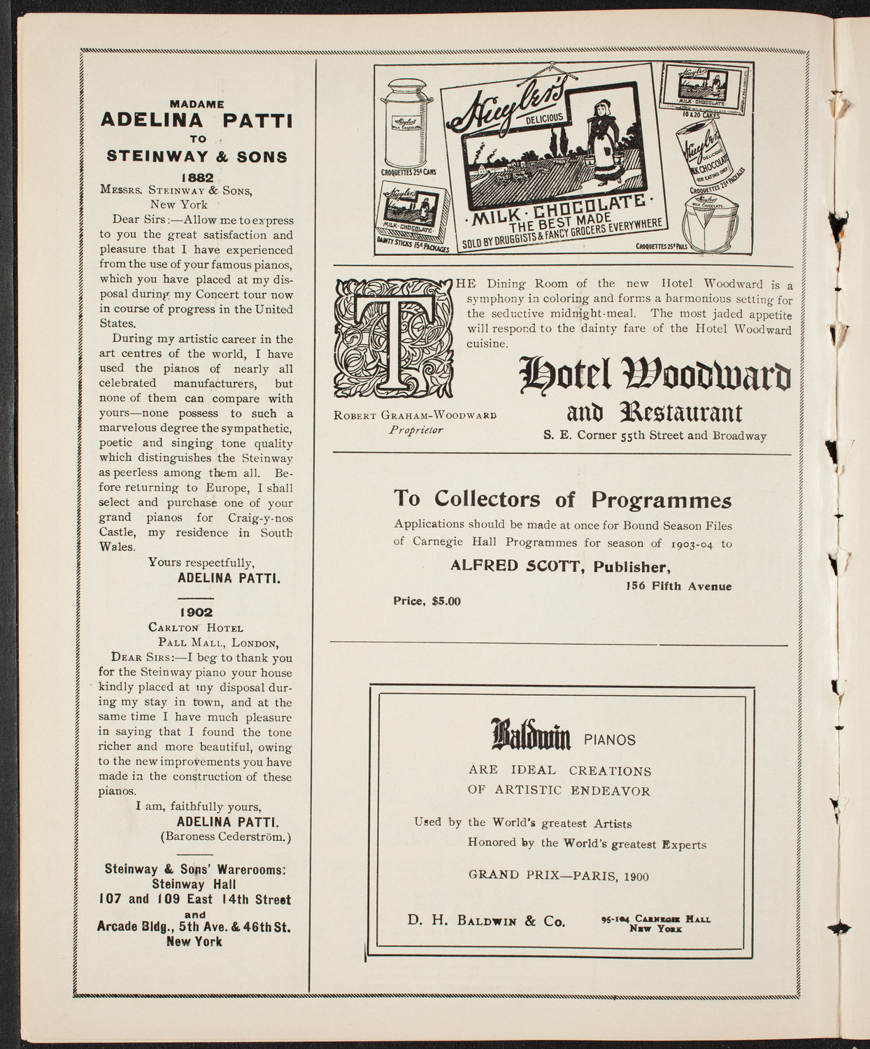 Oratorio Society of New York, March 24, 1904, program page 4
