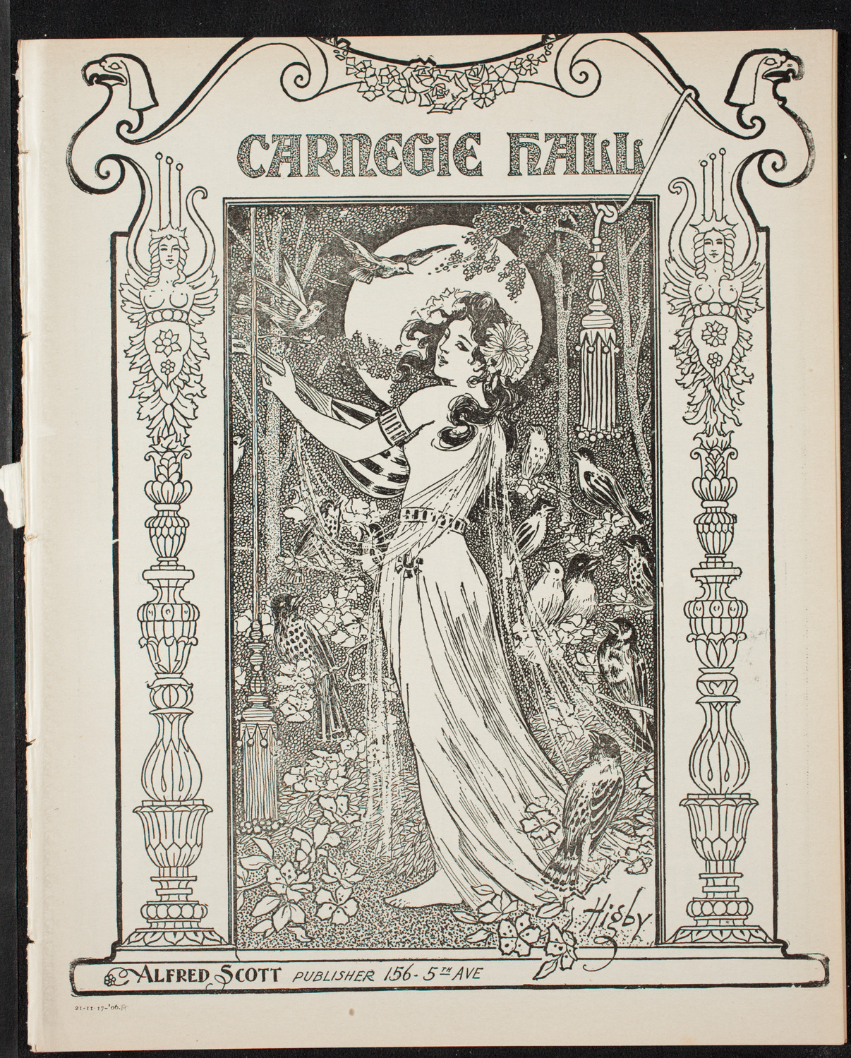 Moriz Rosenthal, Piano, November 17, 1906, program page 1