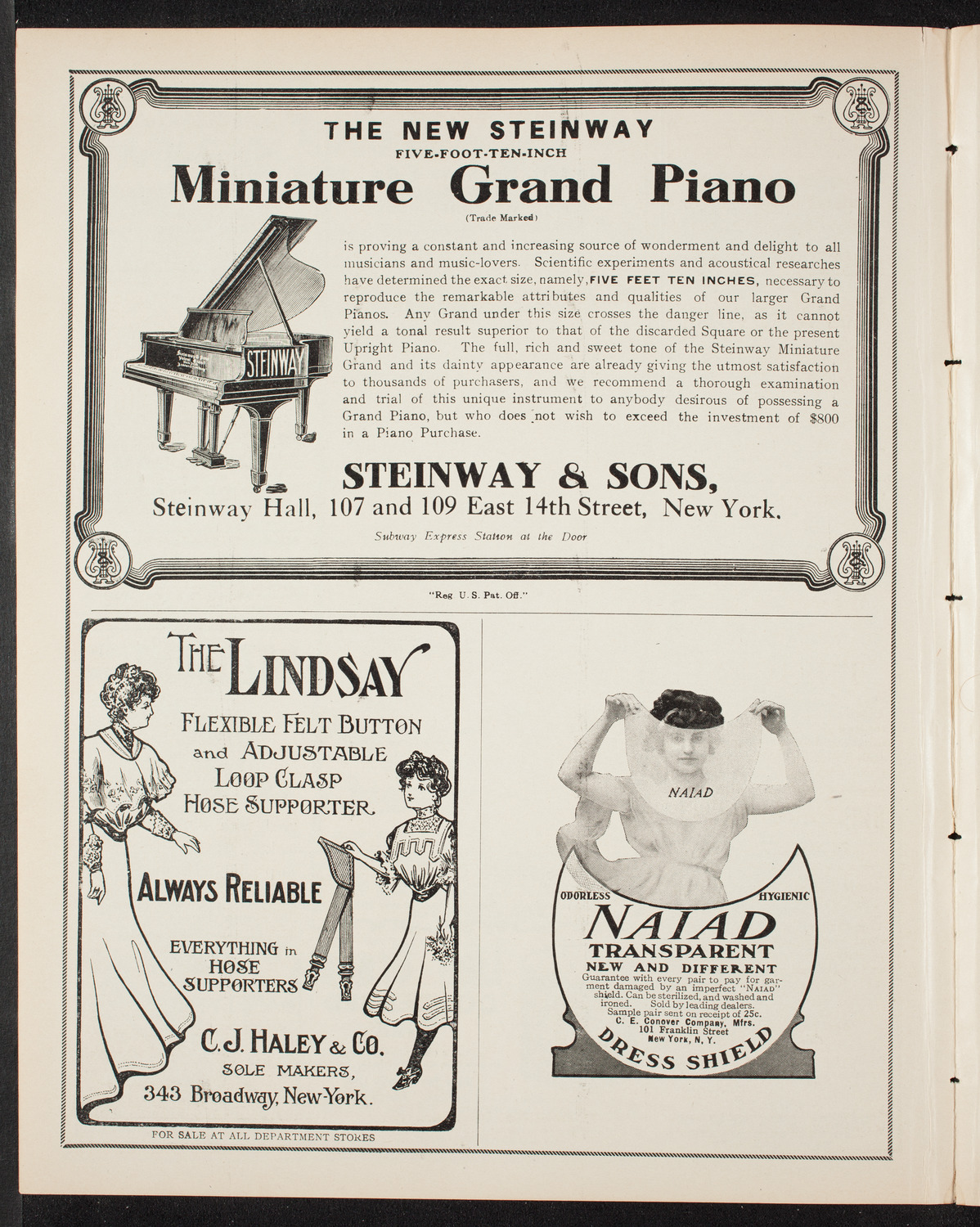 New York Festival Chorus and Orchestra, April 19, 1908, program page 4